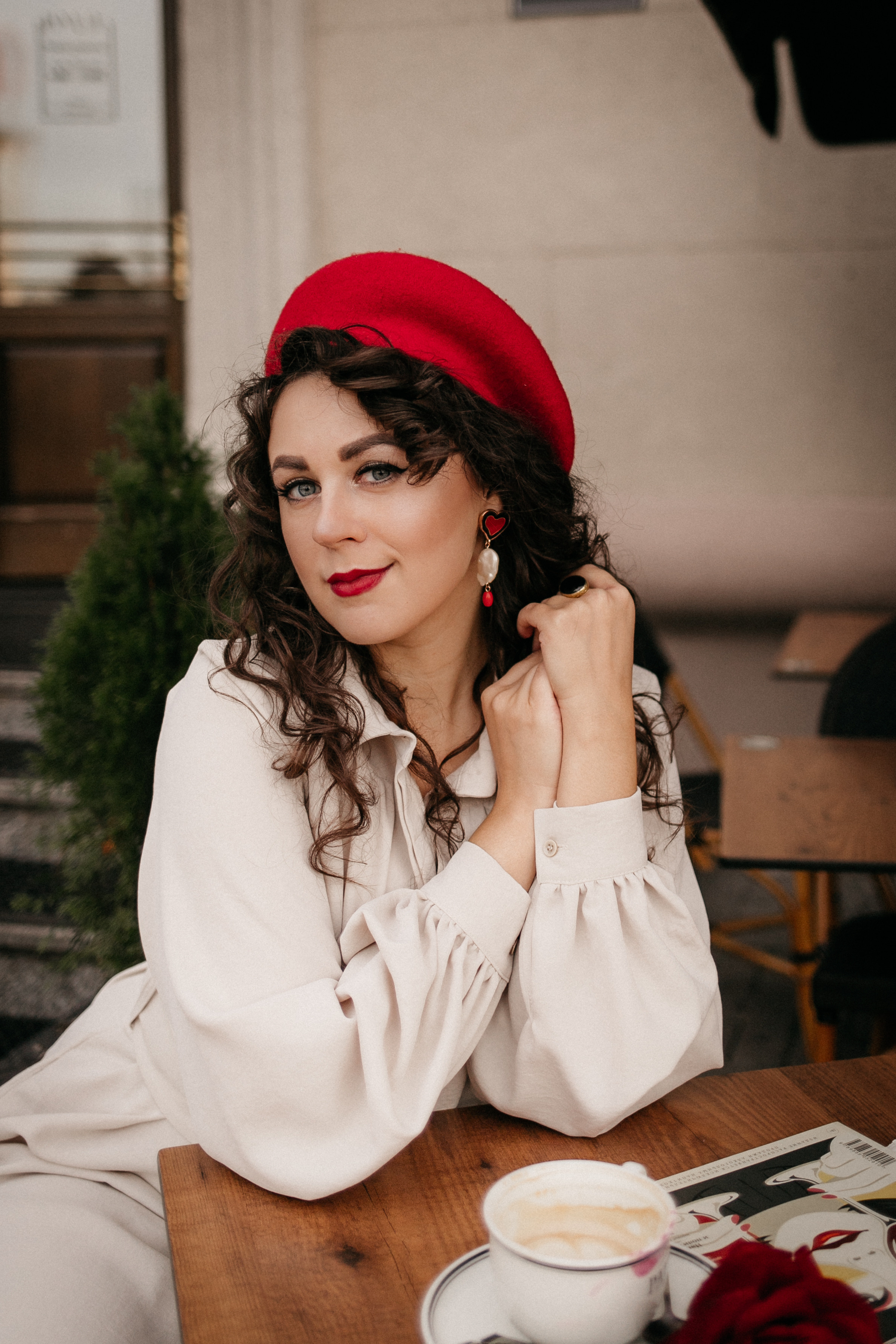 Парижское настроение в осеннем Минске. Портретный фотограф в Минске Анна Волейко