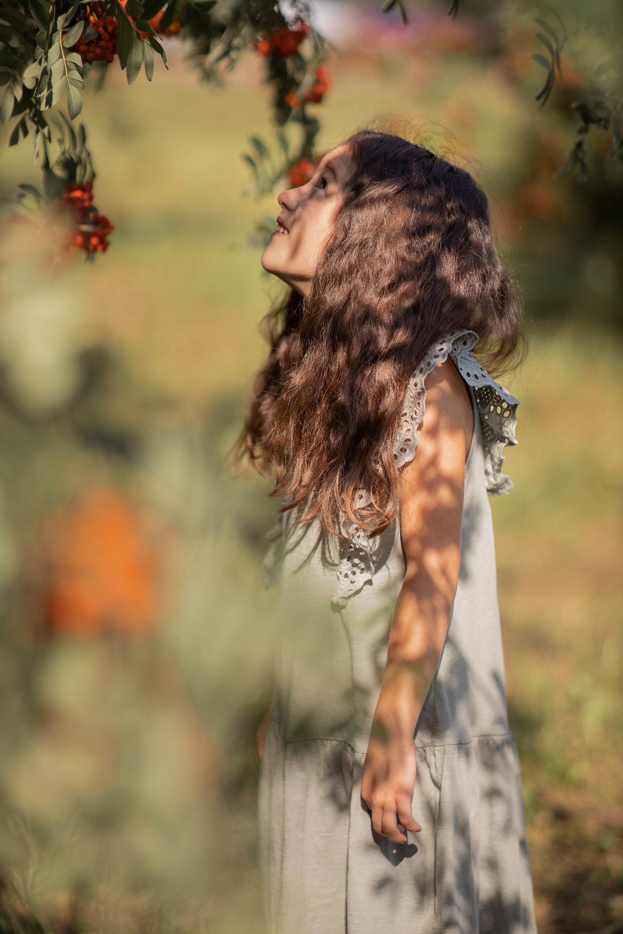 Съёмка в рябине. Детский и семейный фотограф в Твери Ольга Крестьянинова