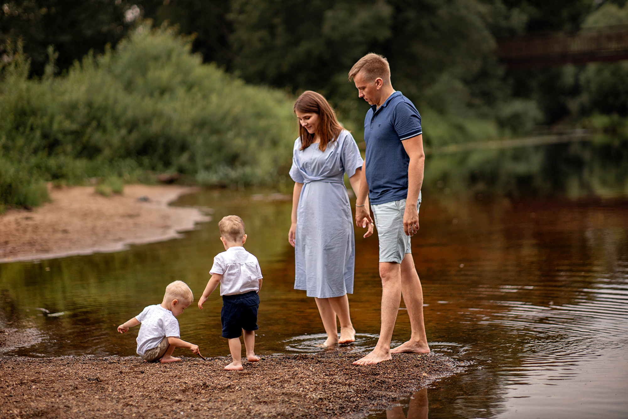 Прогулка на Орше с Кириллом и Марком. Детский и семейный фотограф в Твери Ольга Крестьянинова