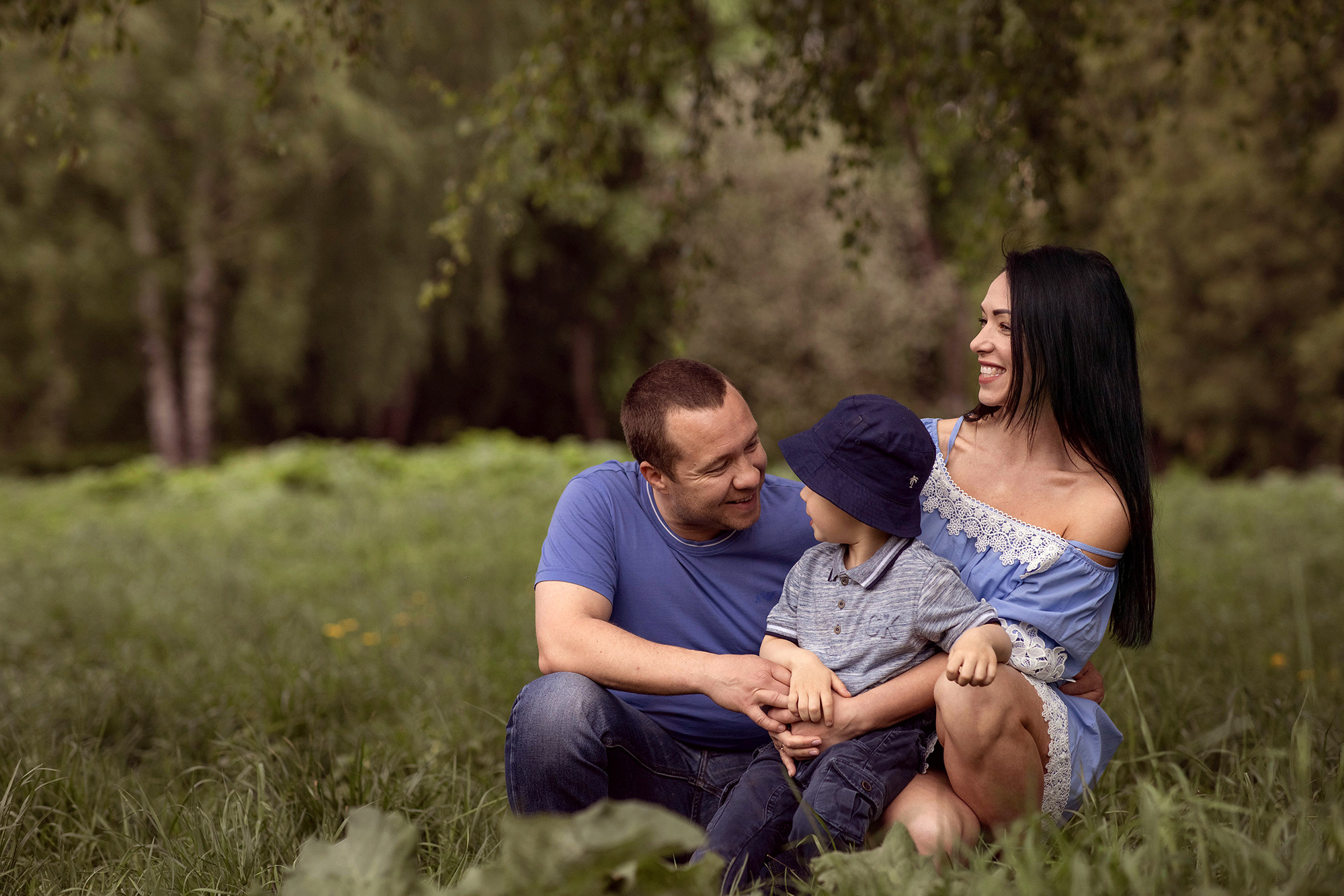 Прогулка в парке с семьёй Лены. Детский и семейный фотограф в Твери Ольга Крестьянинова