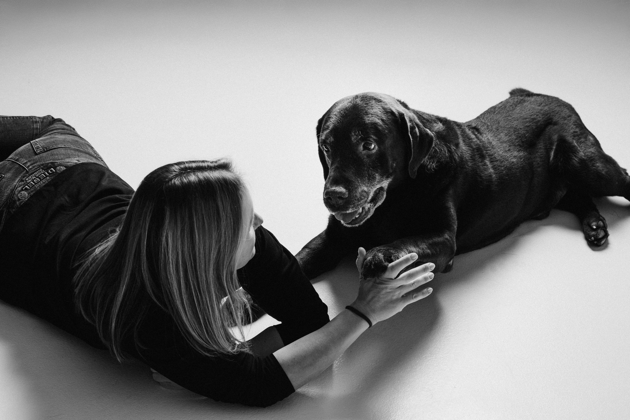 Оля и Шерлок. Семейный фотограф анималист Ананьева Мария — Москва