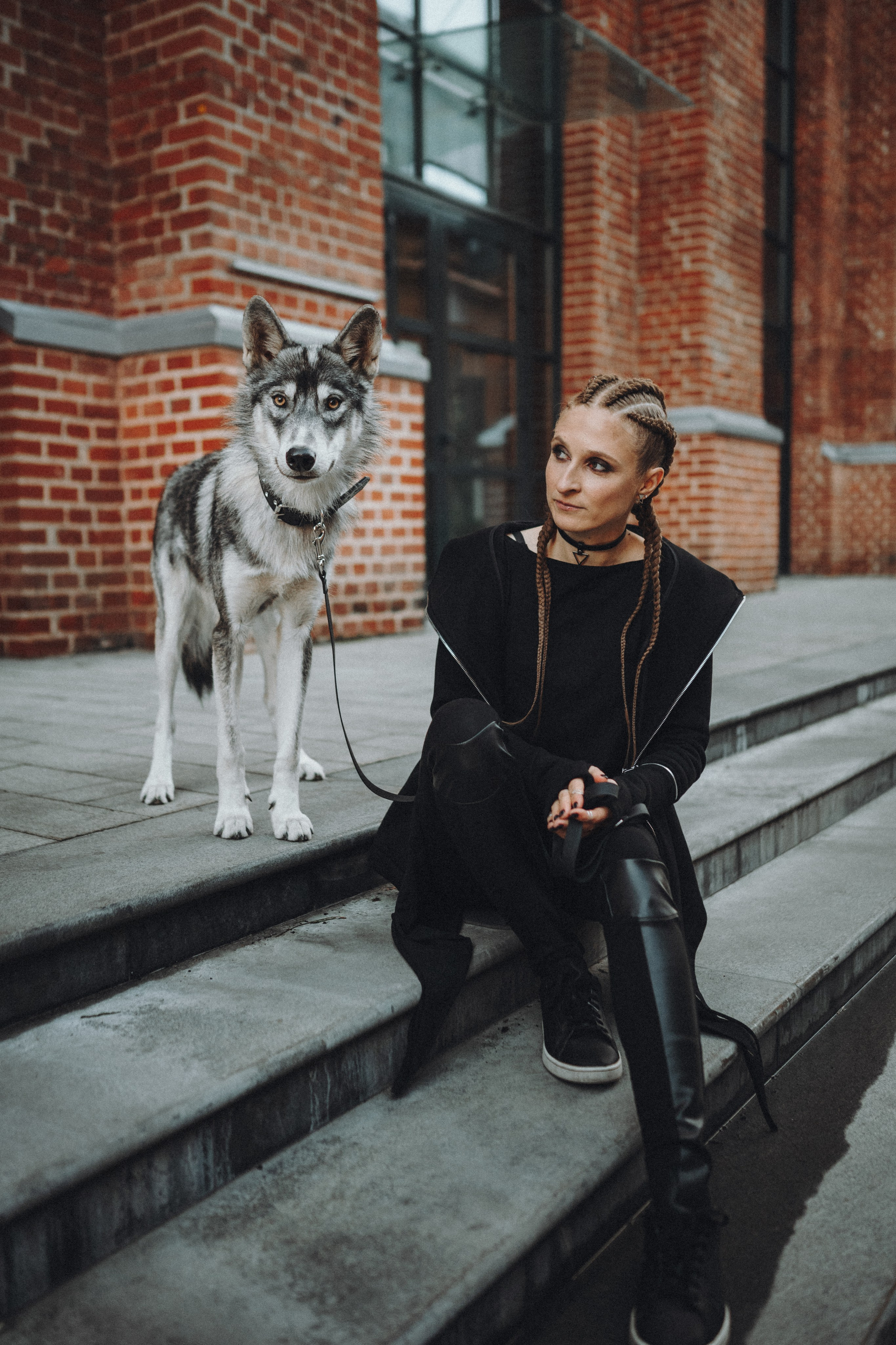 Вика и Кора. Семейный фотограф анималист Ананьева Мария — Москва