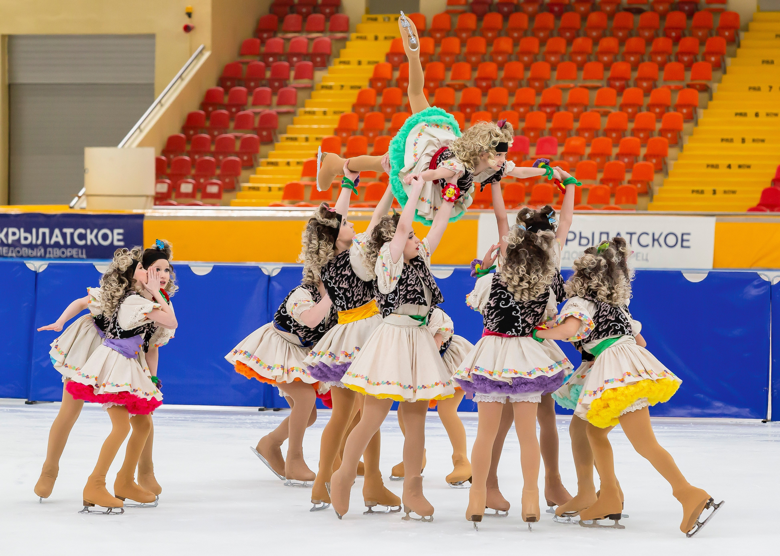 Открытый кубок Московского спорта среди спортивных балетов на льду. Детский театр на льду «АЛЕКО». Репортажный фотограф в Москве