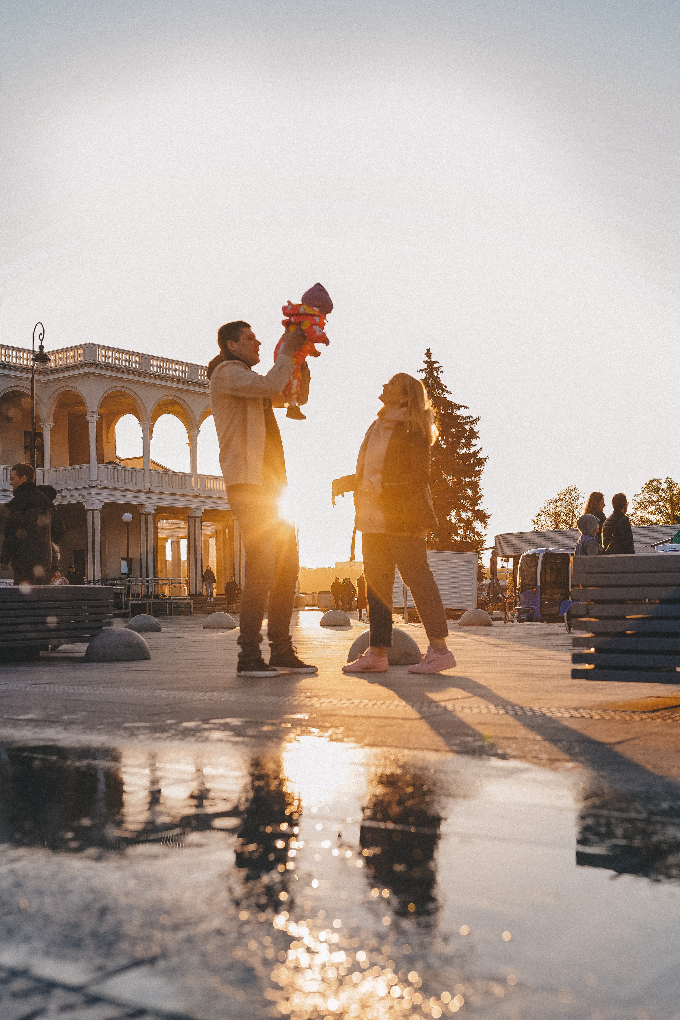 Фотопрогулка на закате. Семейный lifestyle фотограф Наталья Разгуляева в Москве