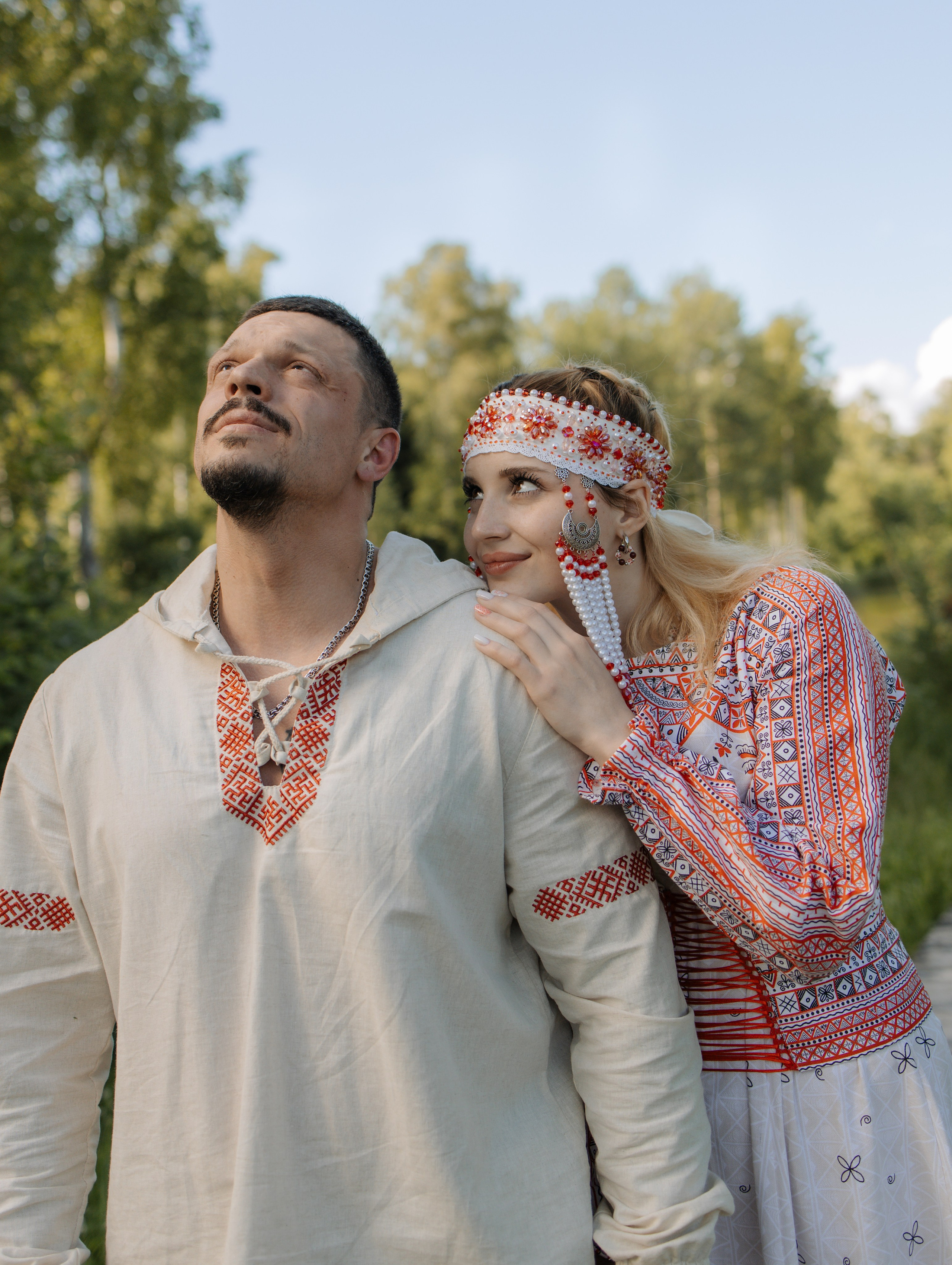 Яркая летняя свадьба в русском стиле Александр и Яна. Фотограф Углич и Ярославль Ольга Тятюшкина