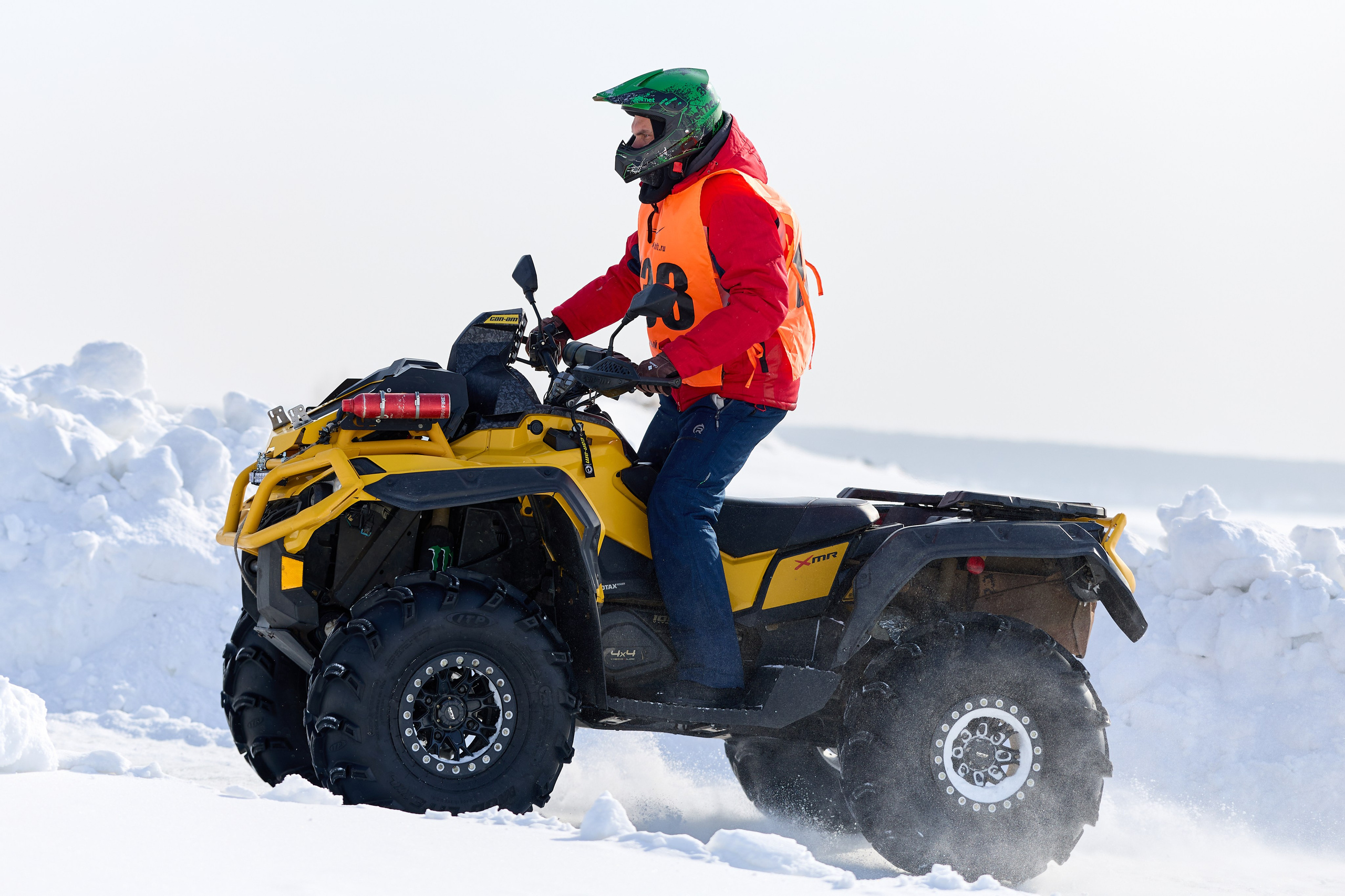 Топим Лёд — 2026. Соревнования на квадроциклах. Фотограф в Новосибирске Алена Скокова