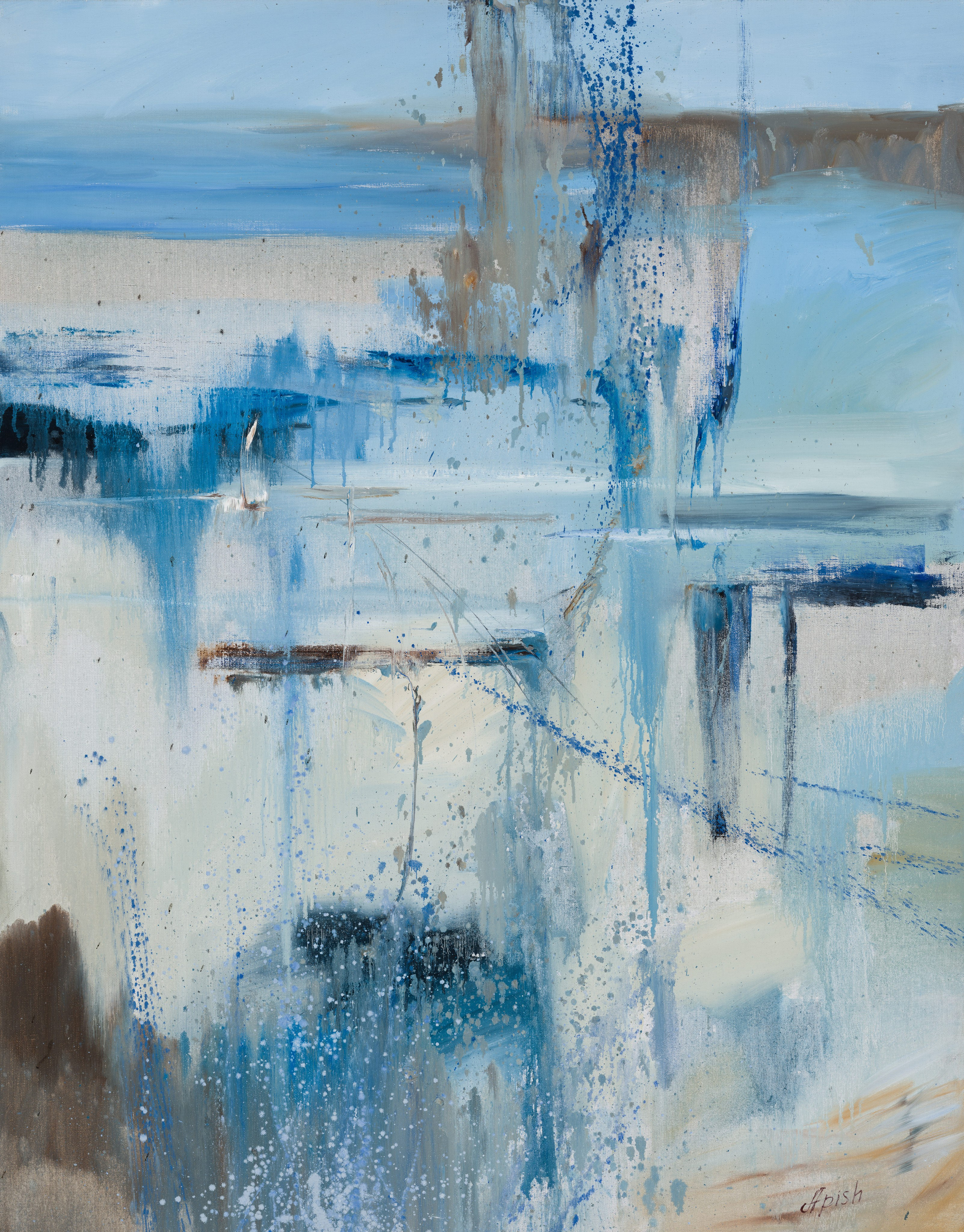 «Раннее пробуждение» - художник Алексей Апиш (холст, масло, 115x90 см, 2024)