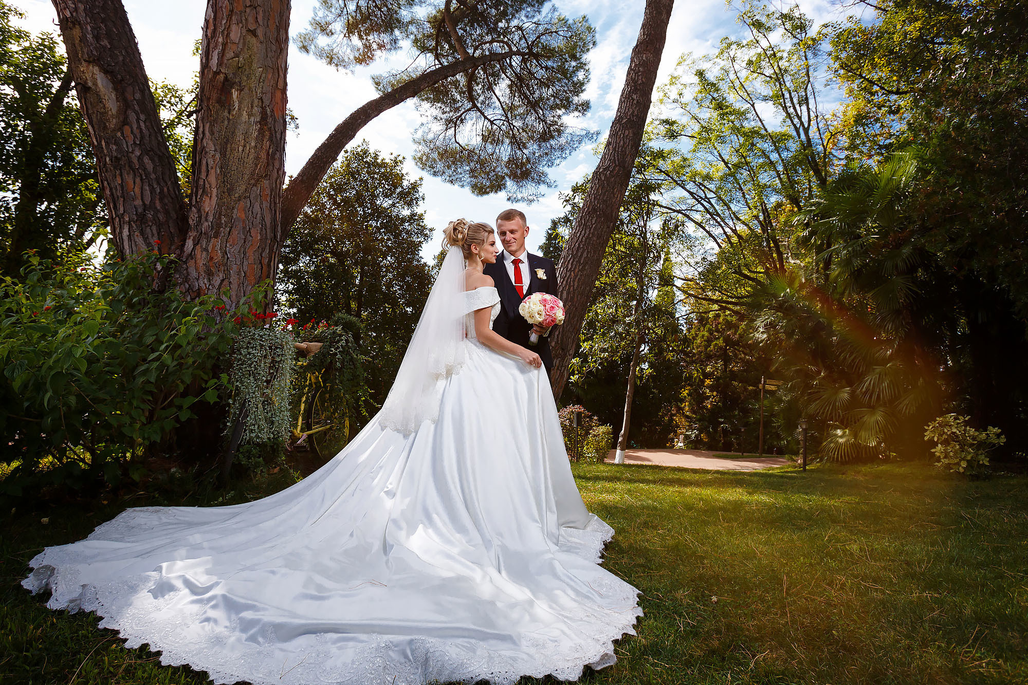 Роман и Юля. Изящная и грациозная свадебная пара. Свадебный фотограф Краснодар, Сочи, Геленджик, Анапа, Ростов