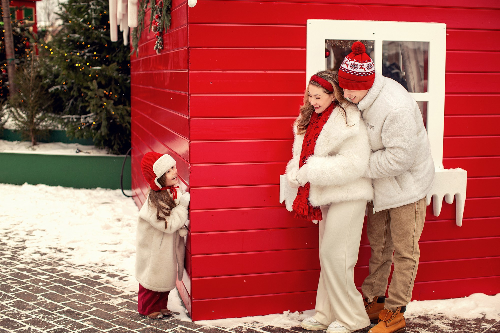 Атмосферная фотосессия на новогодней ярмарке. Семейный фотограф Татьяна Надеждина | Москва, Московская область, Ярославль