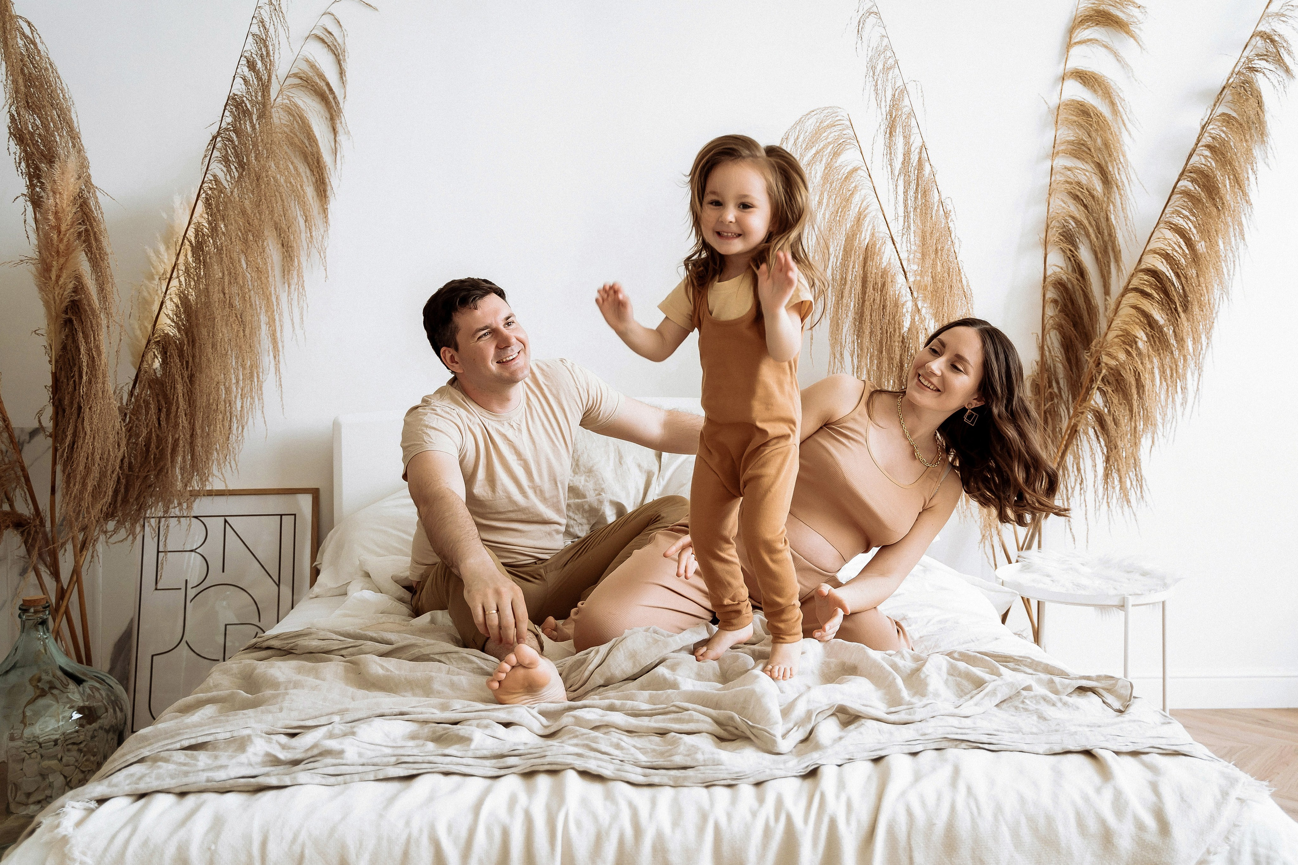 Андрей, Алёна и Анечка. Свадебный фотограф в Москве Яна Деньгина