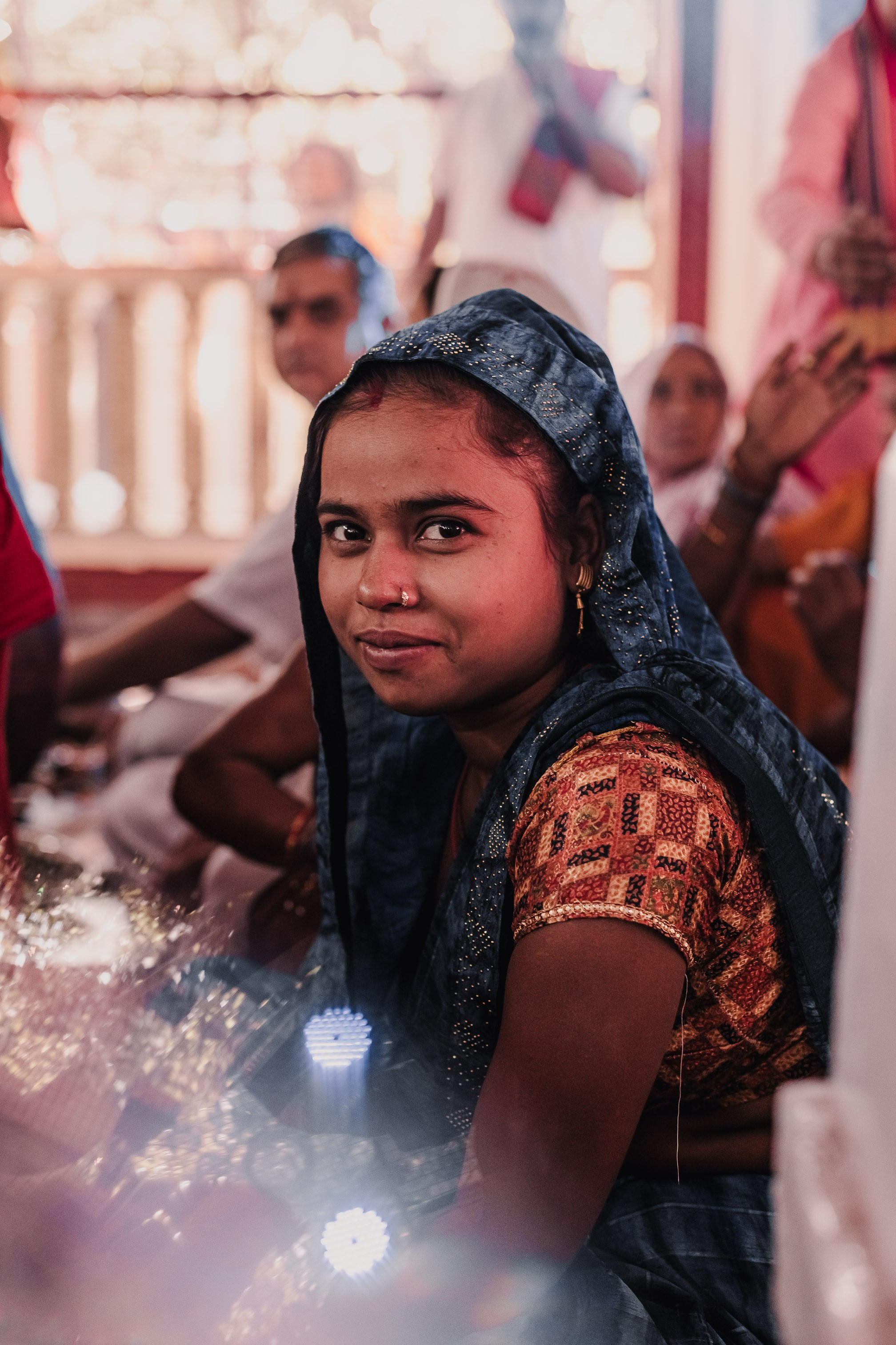 Navaratri yajna at Devraha Baba Ji ashram. Мариам Багдасарян