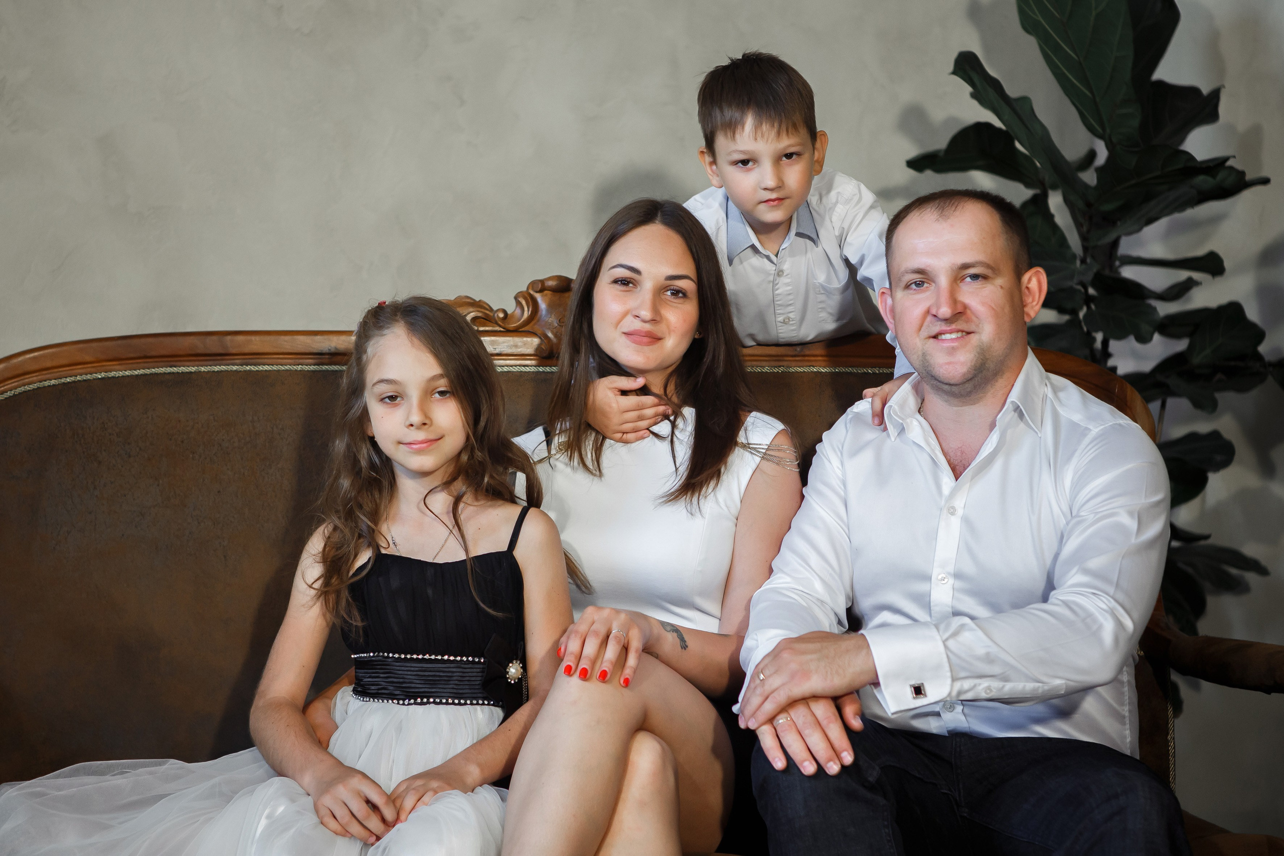 Очень большая семья, личные и парные портреты. Свадебный и портретный Фотограф в Липецке Дмитрий Котюков