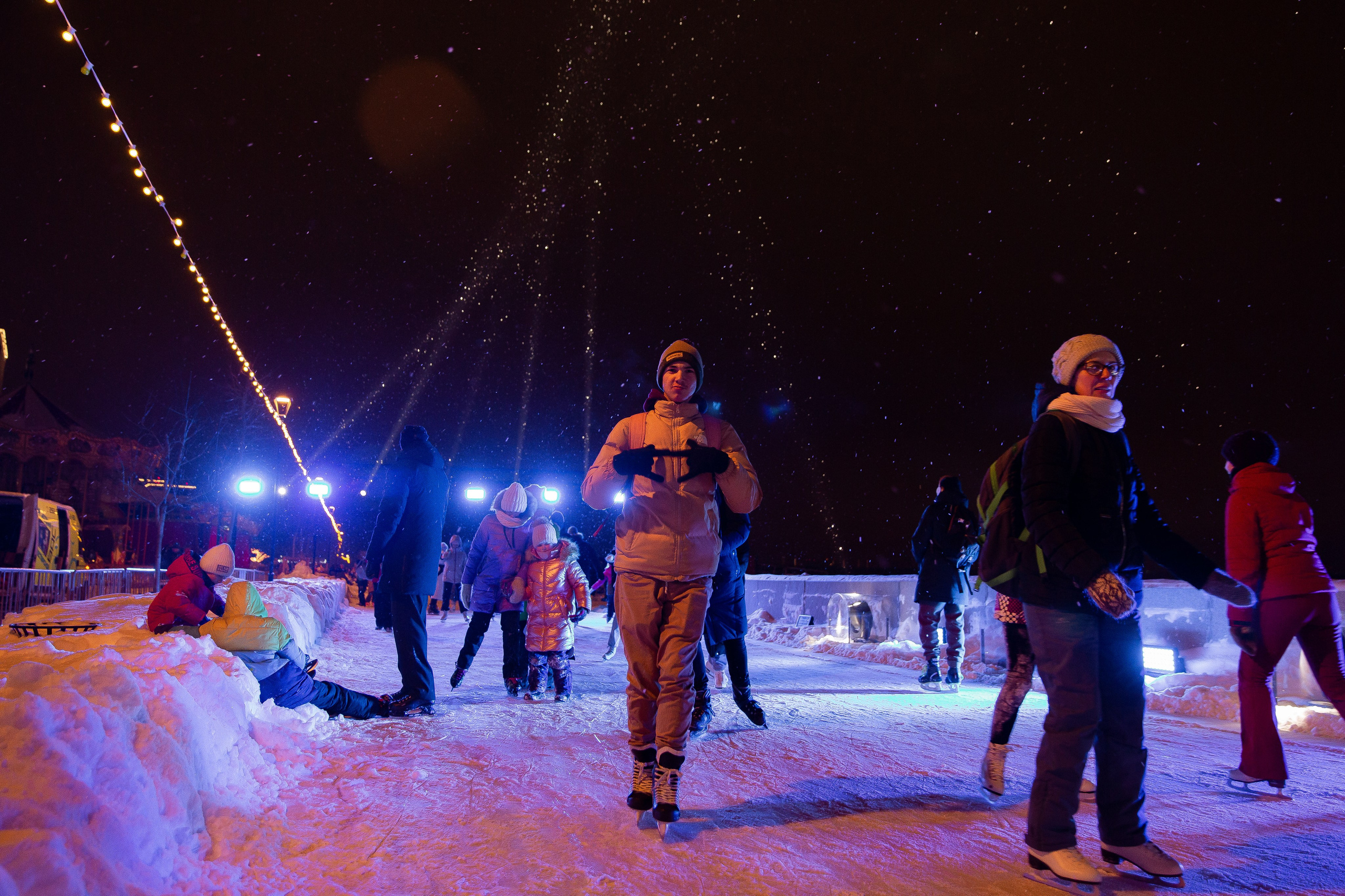 Открытие катка — Набережная Новосибирска. Свадебный Фотограф Илья Чепайкин. Калининград