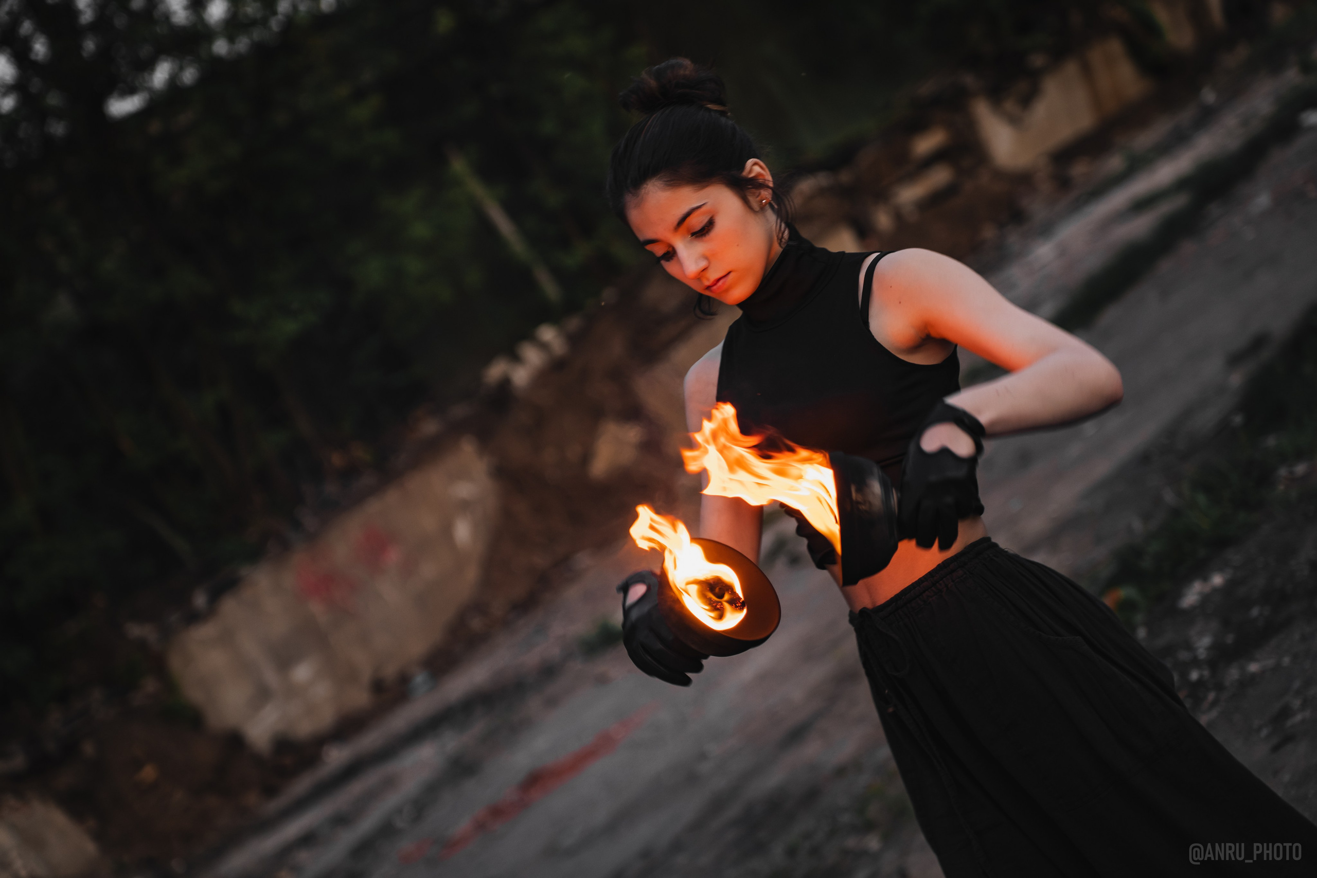 Огненная тренировка. Репортажный фотограф Анастасия Рубцова