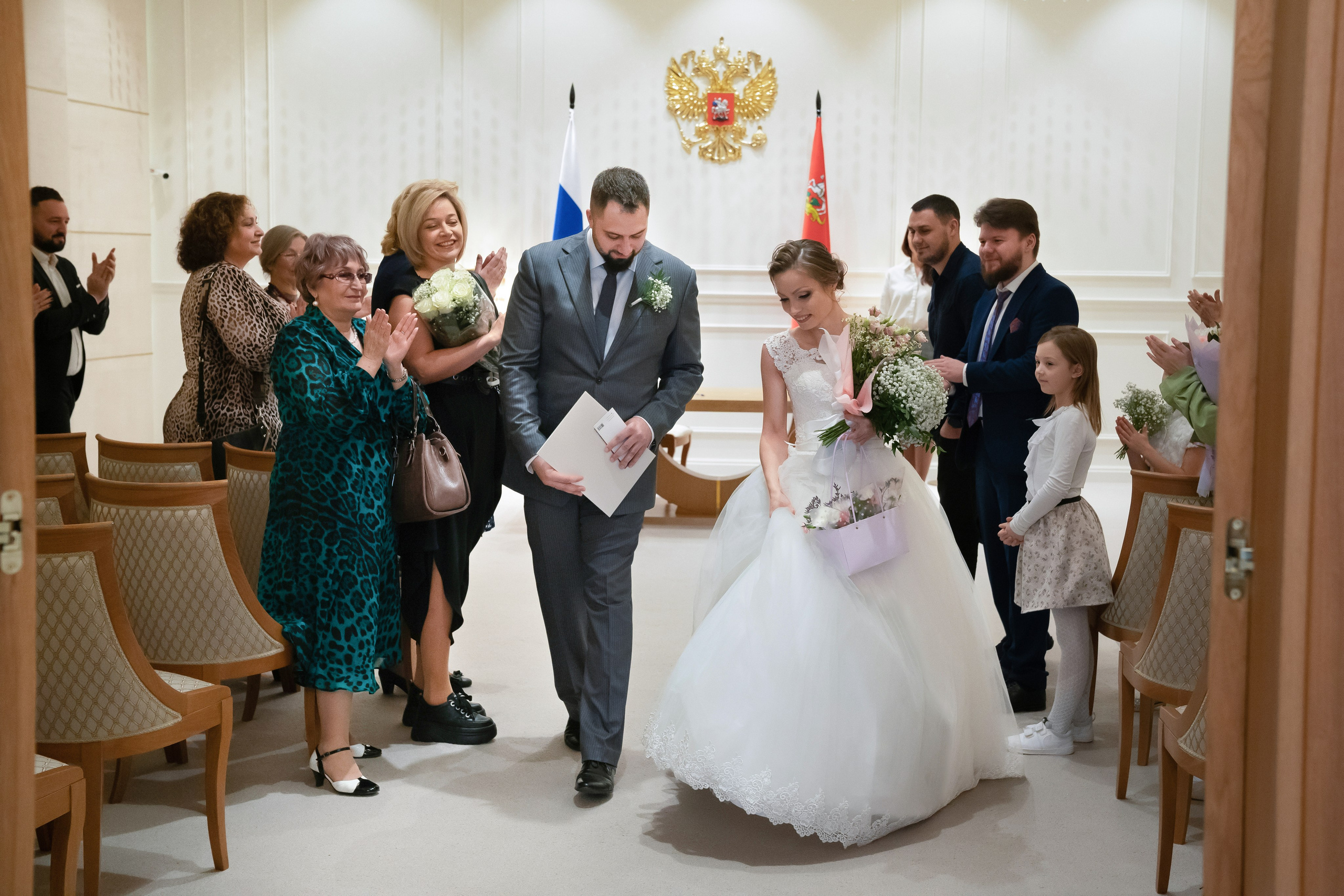 Регистрация брака Юли и Димы. Фотограф Строгино Яна Гавриленко