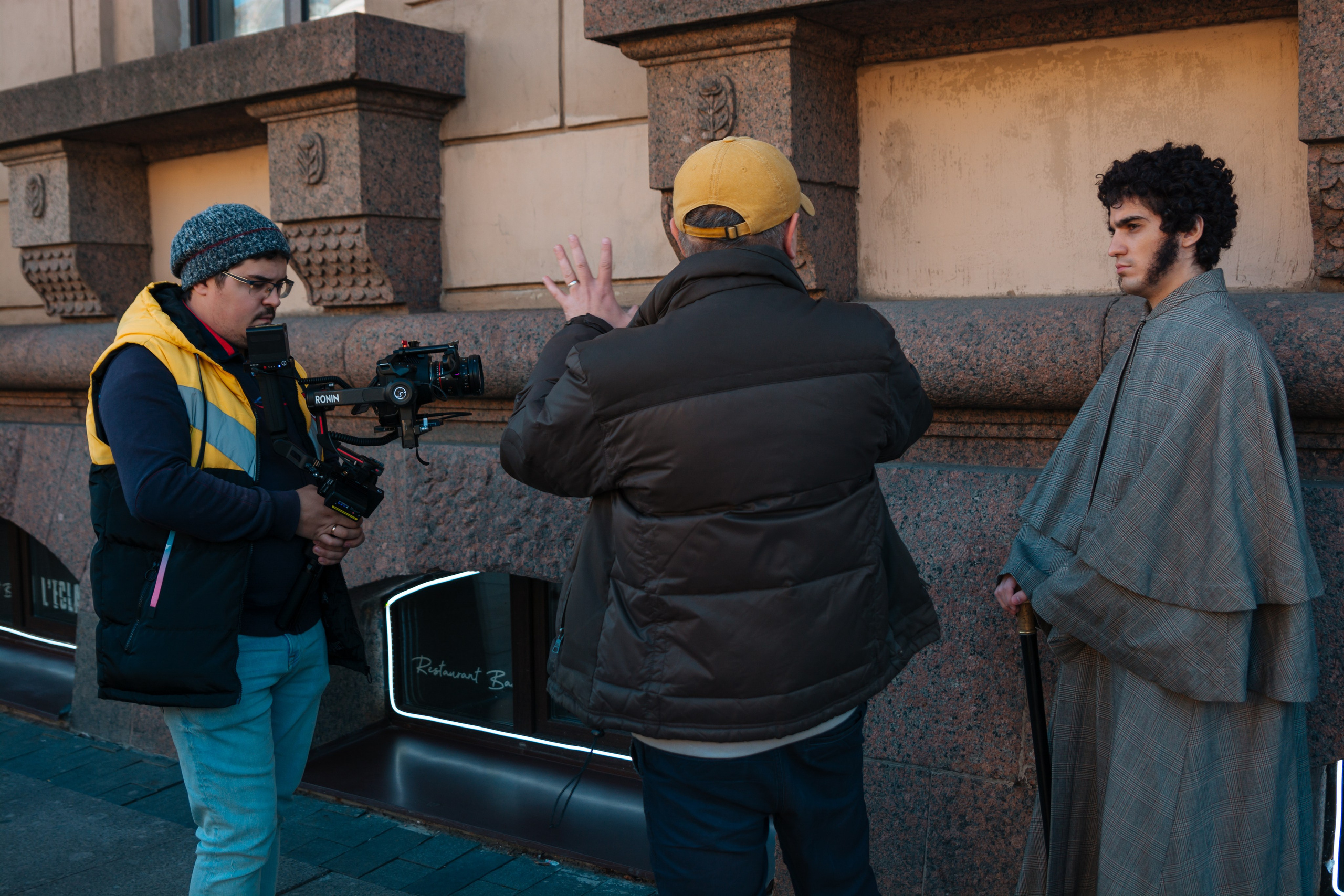 Пушкин в отеле «Оболенский». Съёмка ролика для конкурса. Портретный фотограф в Санкт-Петербурге Дмитриева Наталия