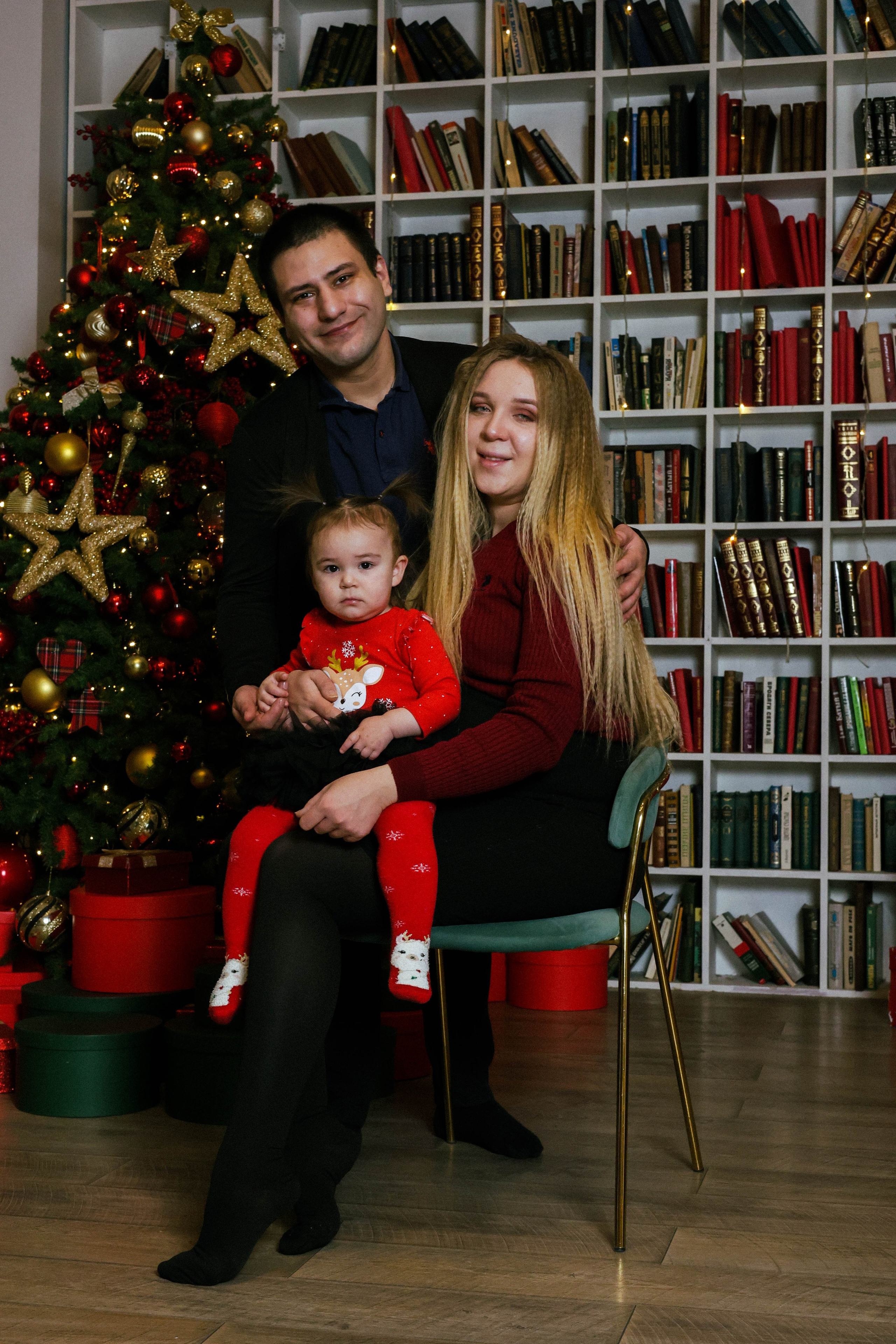 Новогодняя история «Анастасия и ее семья». Фотограф в Москве Анастасия Калинина