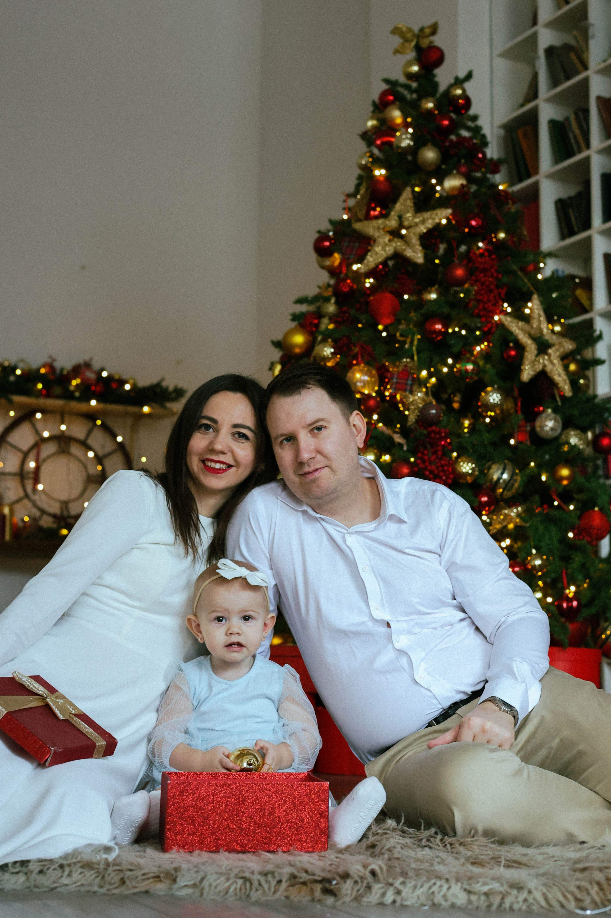 Новогодняя история «Ирина и ее семья». Фотограф в Москве Анастасия Калинина