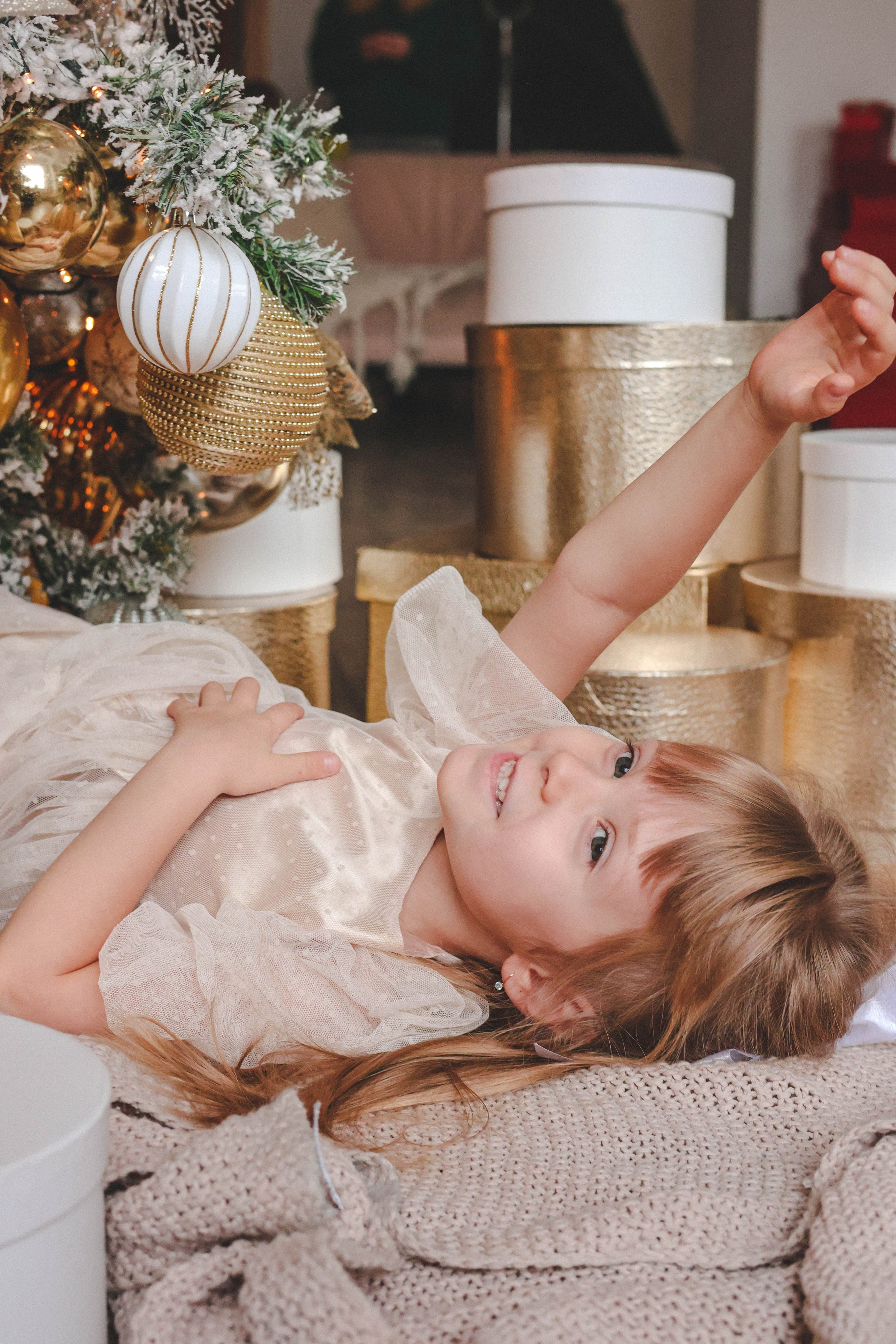 Новогодняя история «Кира и ее семья». Фотограф в Москве Анастасия Калинина