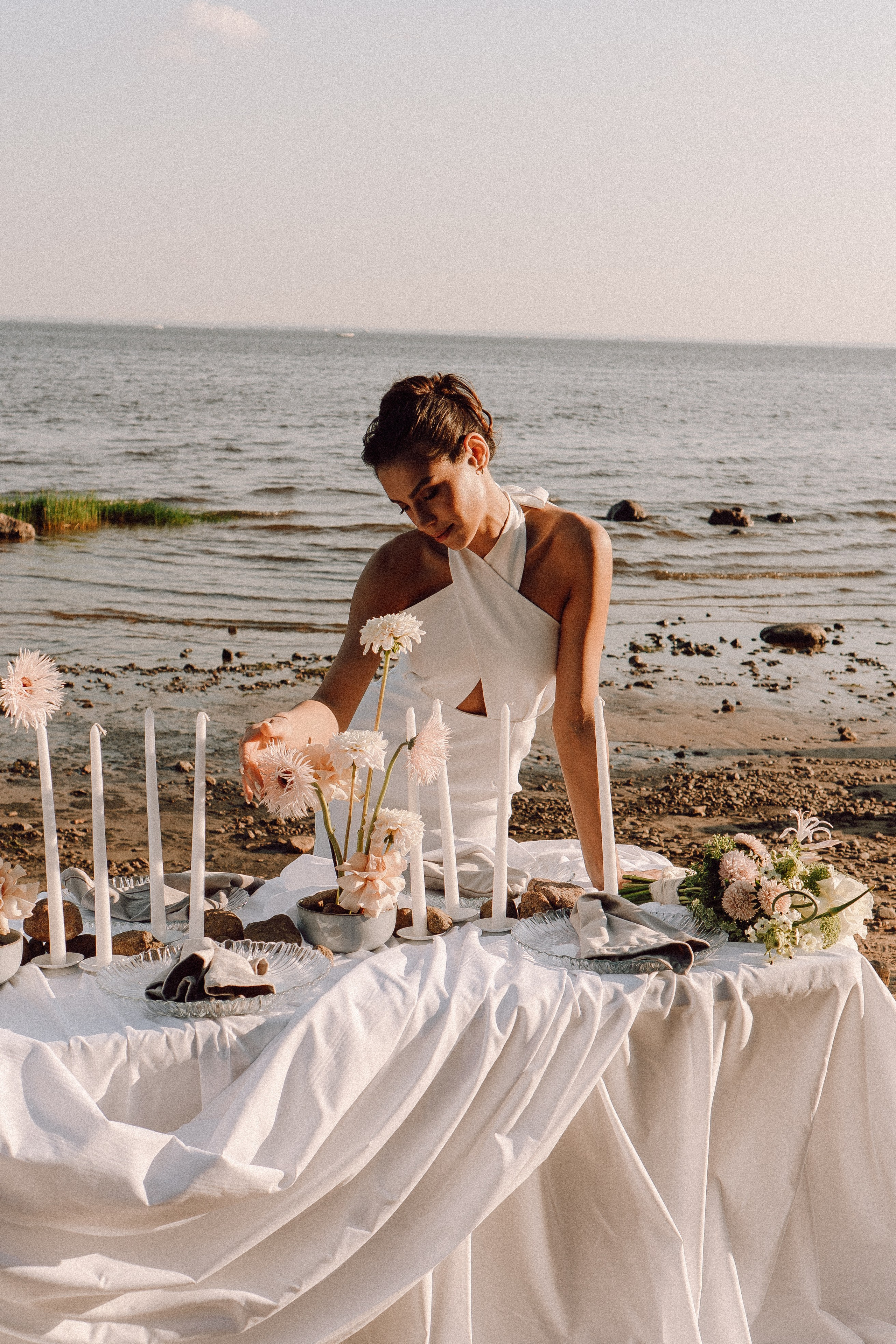 СВАДЕБНАЯ ФОТОСЕССИЯ ВЫЕЗДНОЙ ЦЕРЕМОНИИ (ФИНСКИЙ ЗАЛИВ). Профессиональный фотограф, Санкт-Петербург — Виктория Богомолова