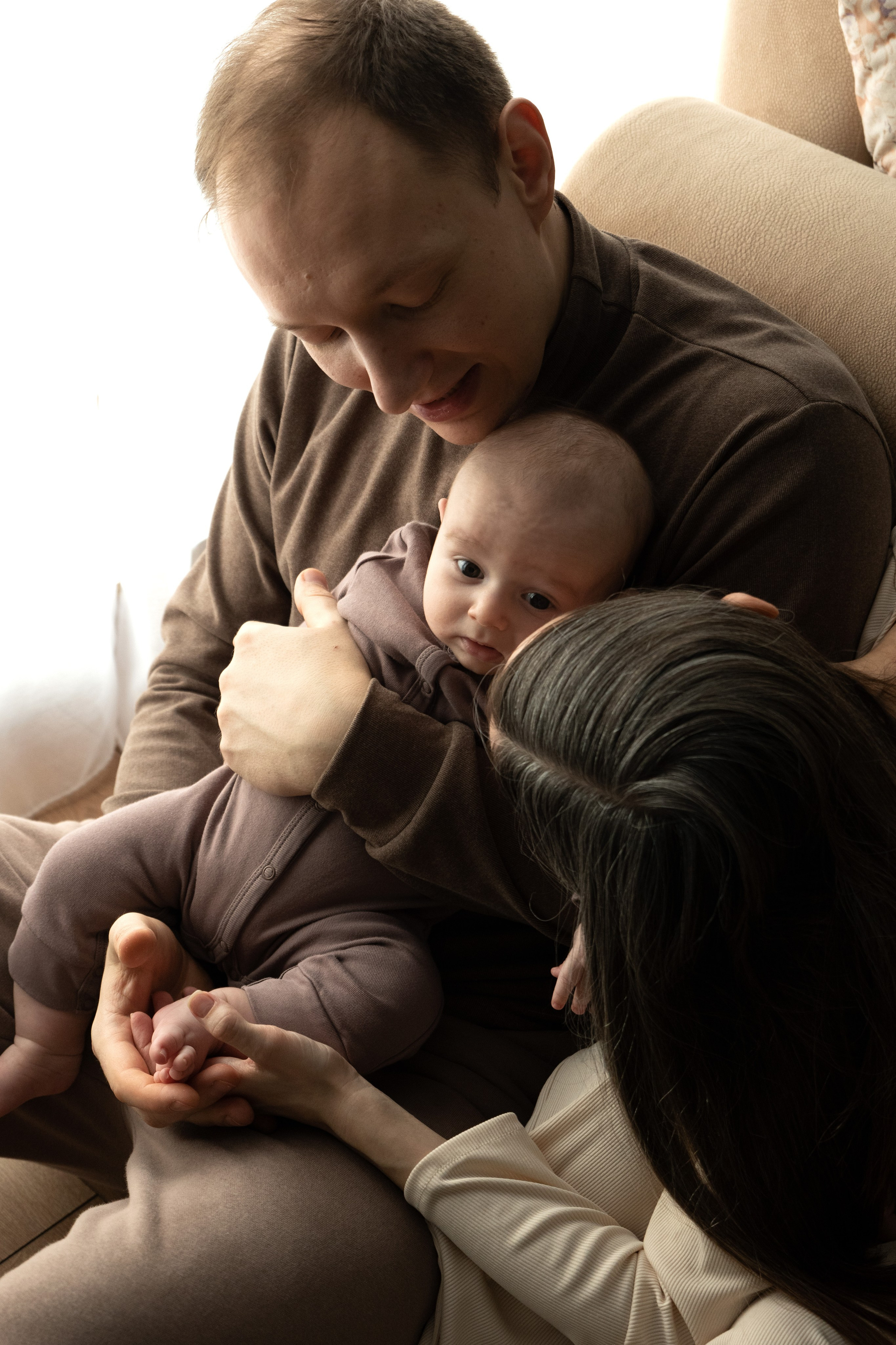 Домашняя новогодняя фотосессия с малышом. Фотограф видеограф Ольга Василевская