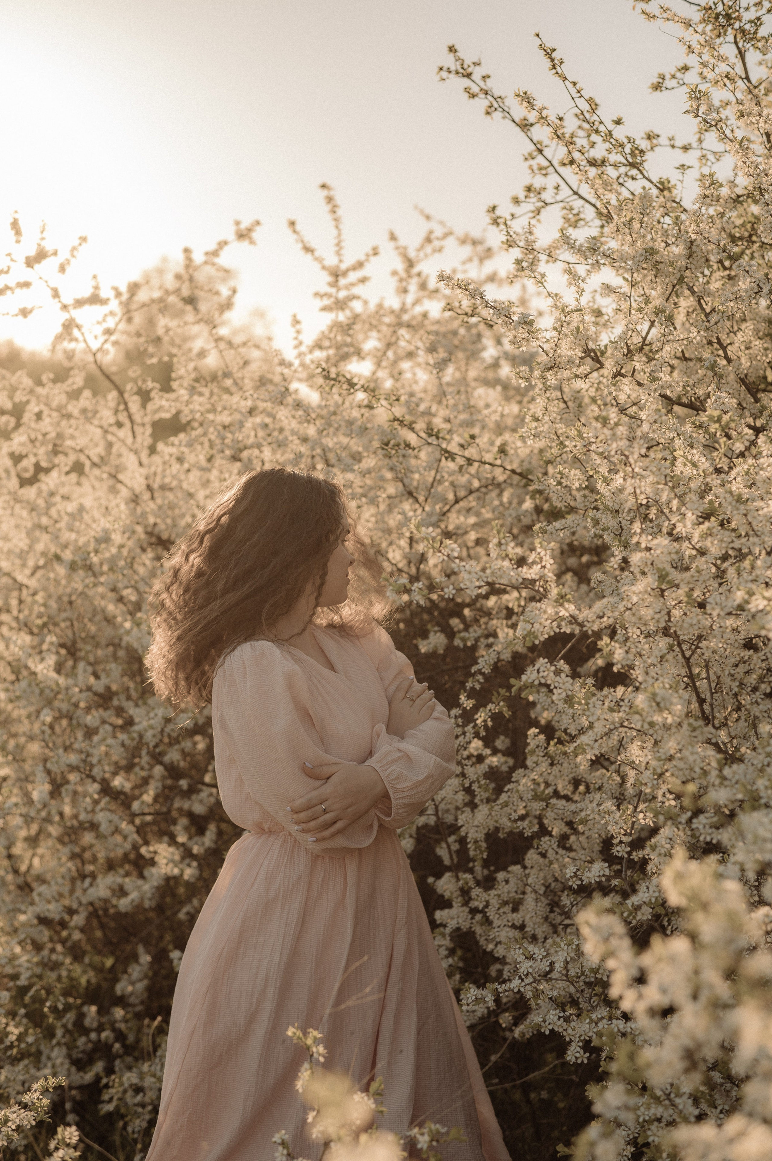 Настя, Антон и цветущие сады. Фотограф Мария Стрелкова