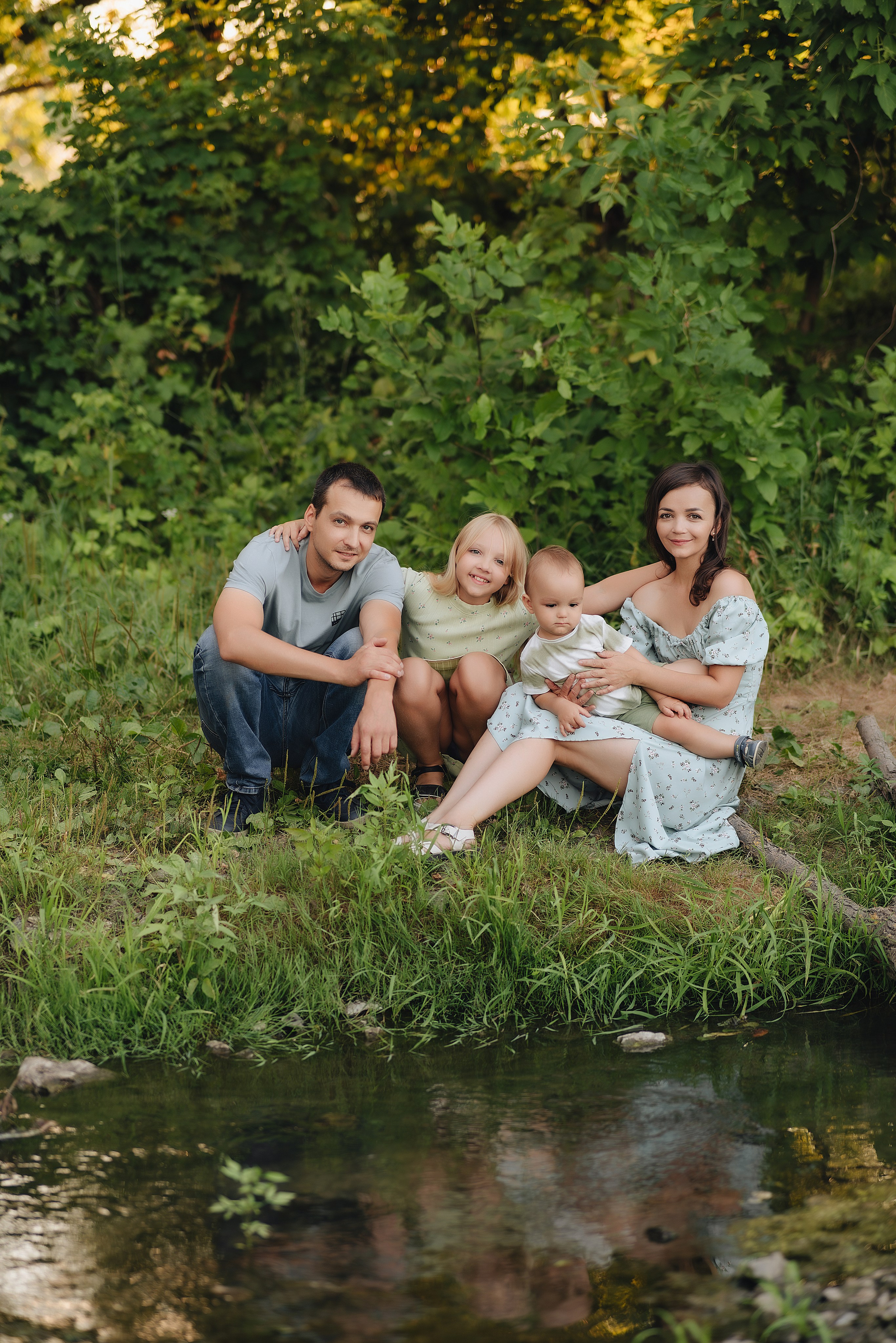 Семейная съемка на закате. Фотограф Карина Шмулёва. Воронеж и область