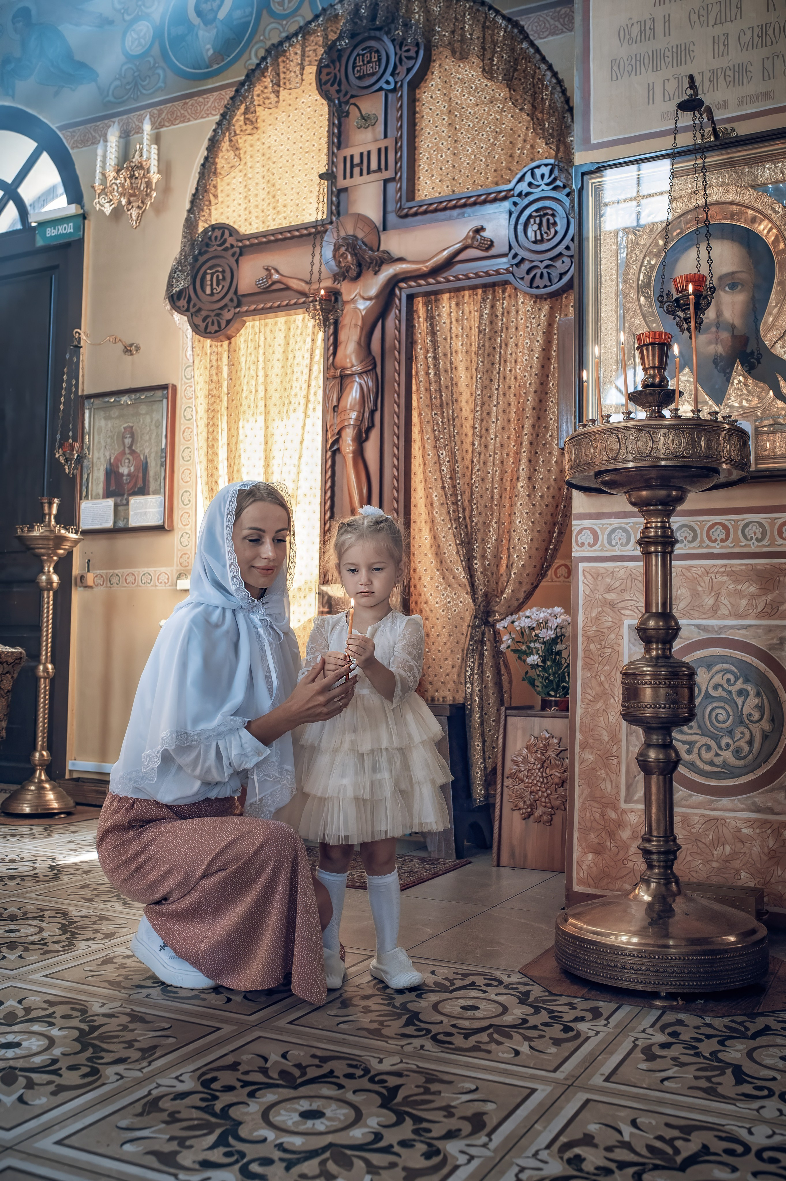 Съемка крещения в Красноярске. Фотографы крещения/венчания  Красноярск Татьяна и Вячеслав Переваловы