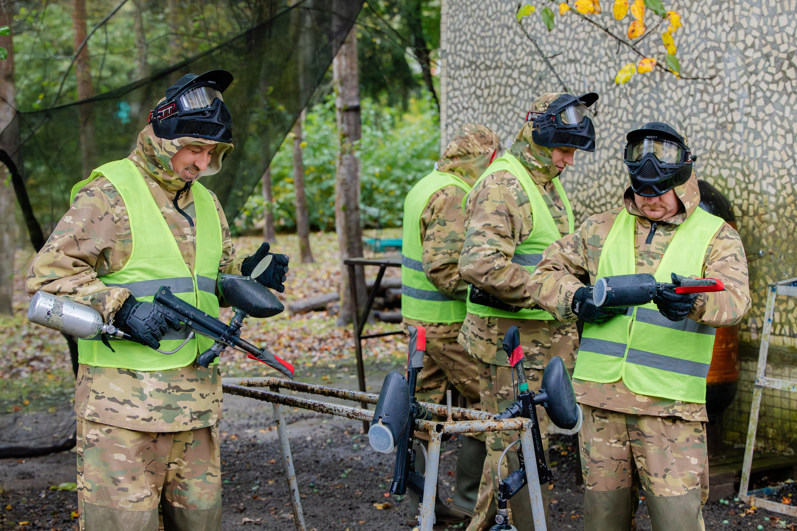 День рождения в пейнтбольном клубе Зарница. Фотограф и режиссер Московко Екатерина