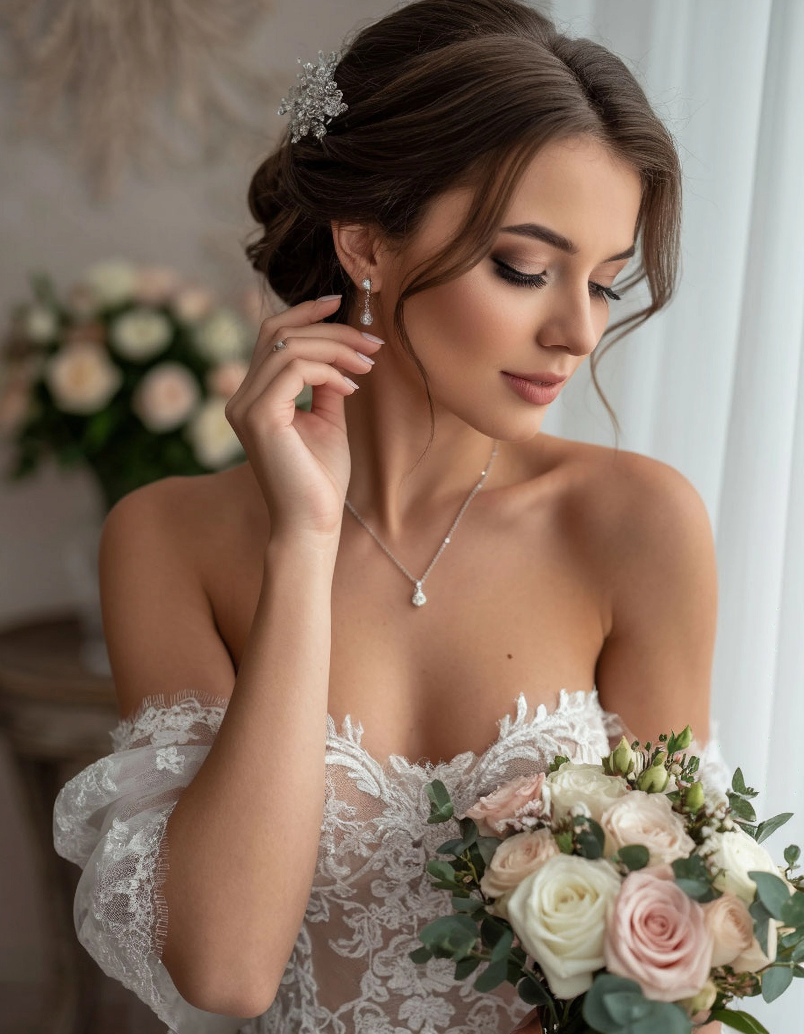Утро невесты в студии: эстетика, гармония, безупречный старт