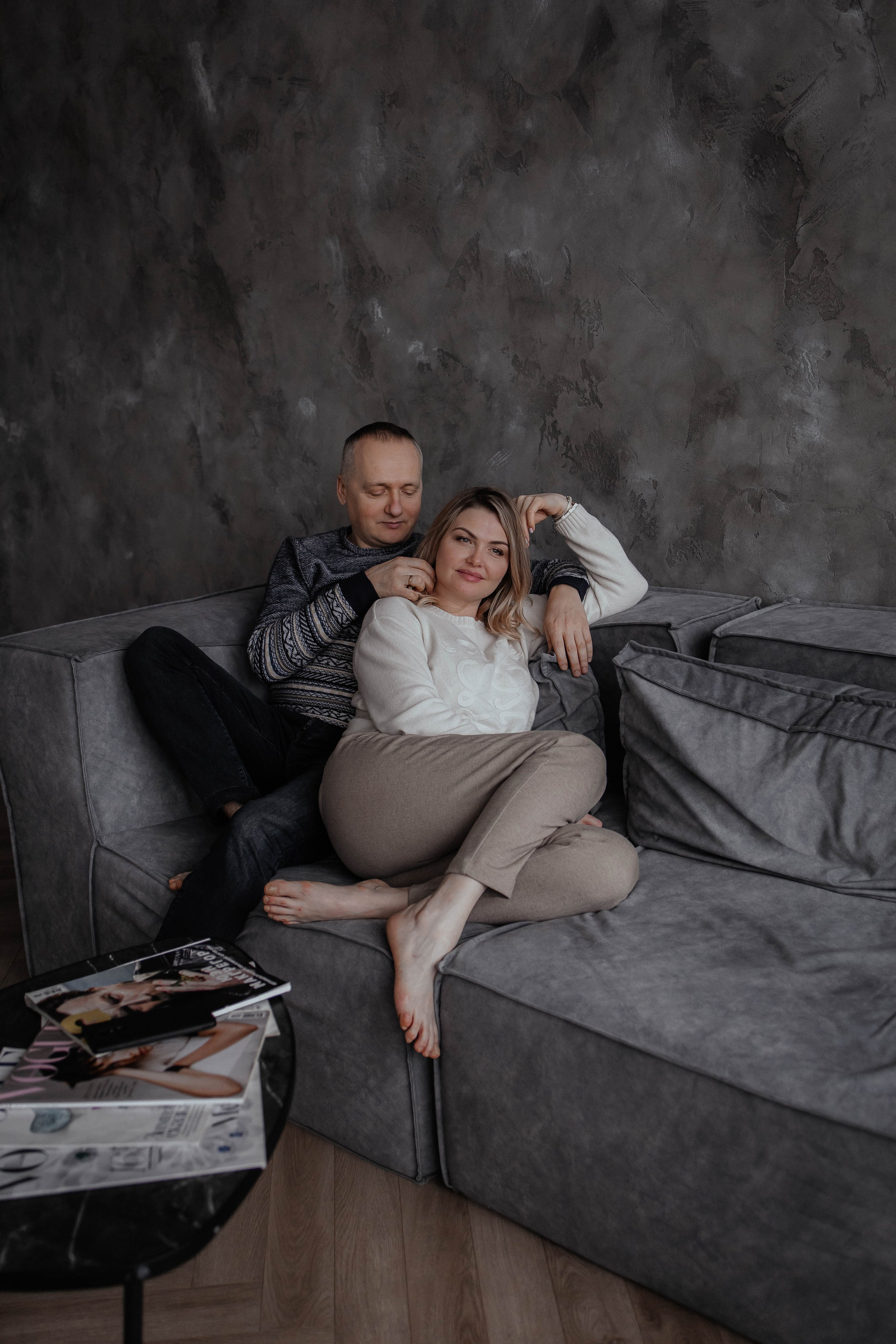 Студийная фотосессия семьи для Дмитрия, Анастасии, Алексея и Полины. Семейный фотограф в Москве, Щелково, Фрязино _ Виктория Степанова