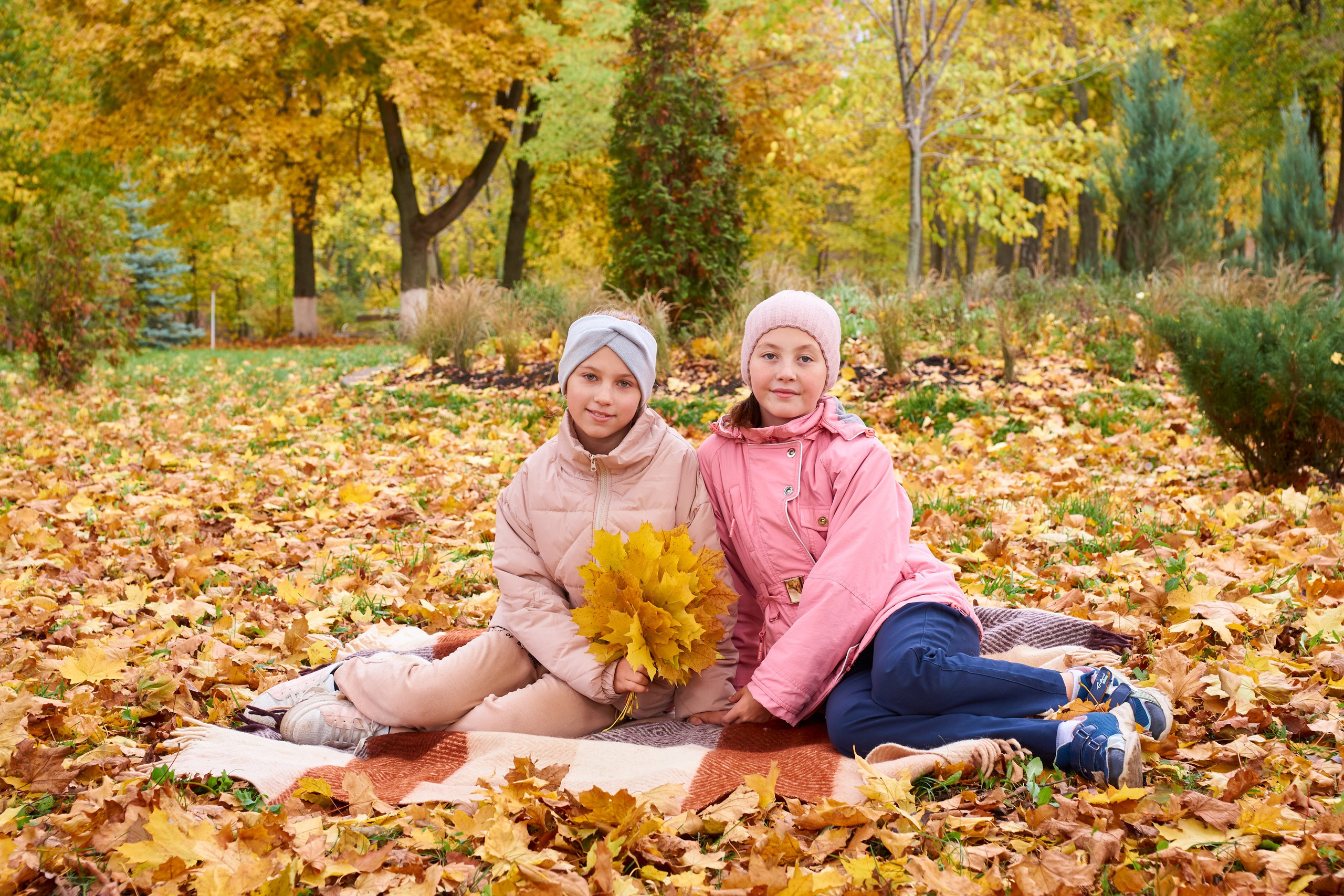 Съёмка в парке осенью. 4 класс. Childrenfoto.ru