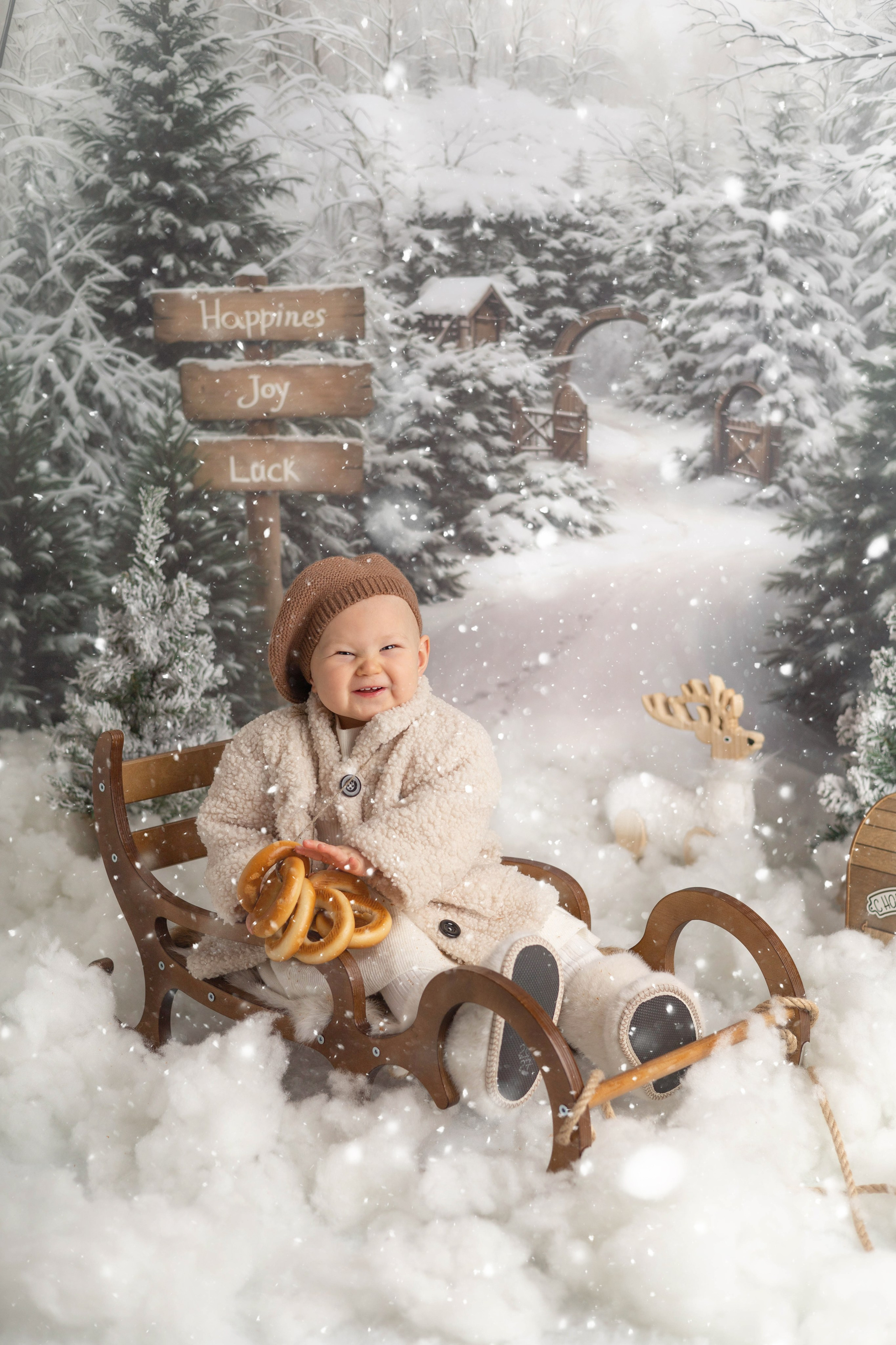 «Лесная опушка». «Вкадре» — фотосессия новорожденных Тула | детский фотограф в Туле