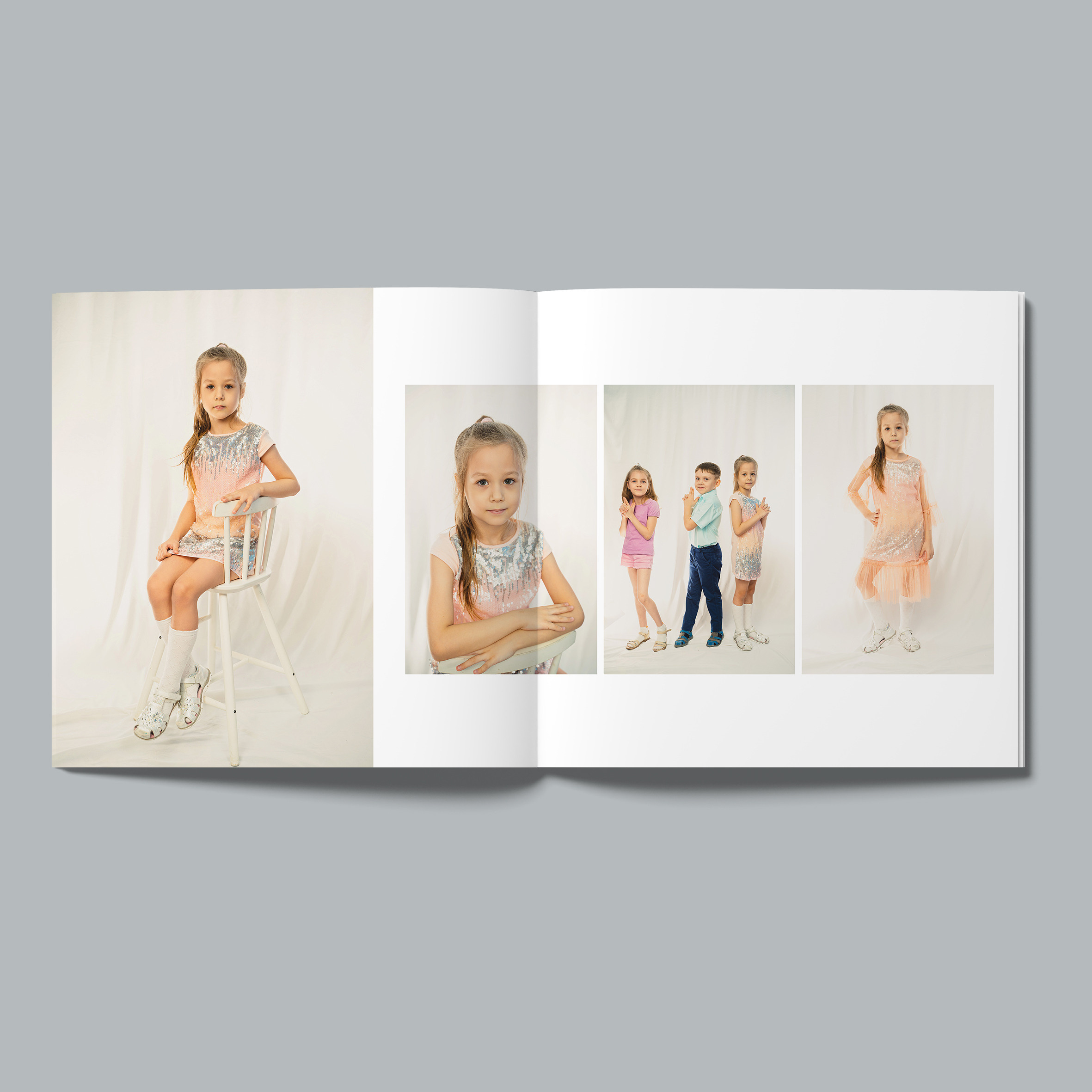 Белый. Выпускные альбомы для детского сада и школы в Красноярске Мария Русяев