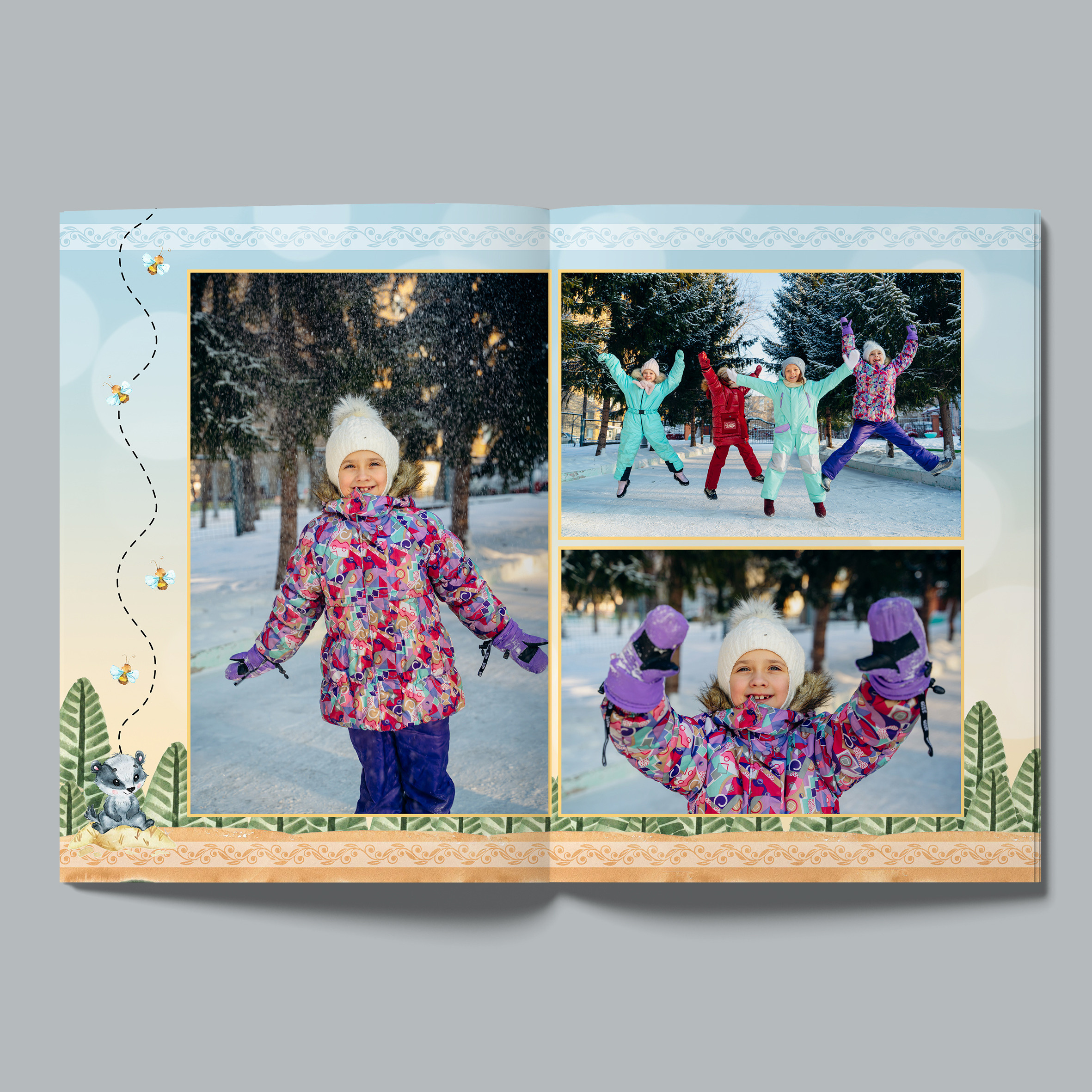 Серебро (дет.сад). Выпускные альбомы для детского сада и школы в Красноярске Мария Русяев