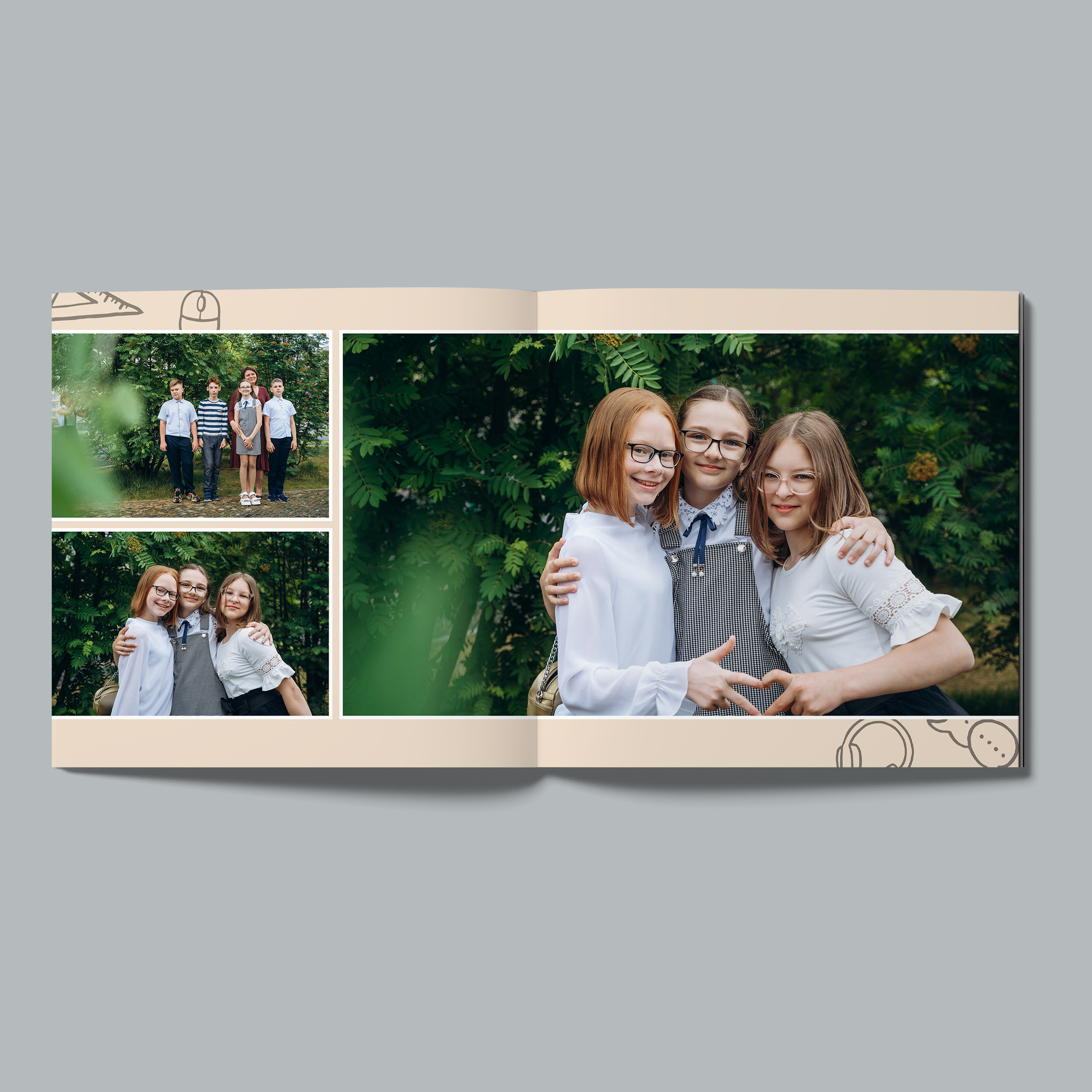 Серебро (нач.школа). Выпускные альбомы для детского сада и школы в Красноярске Мария Русяев