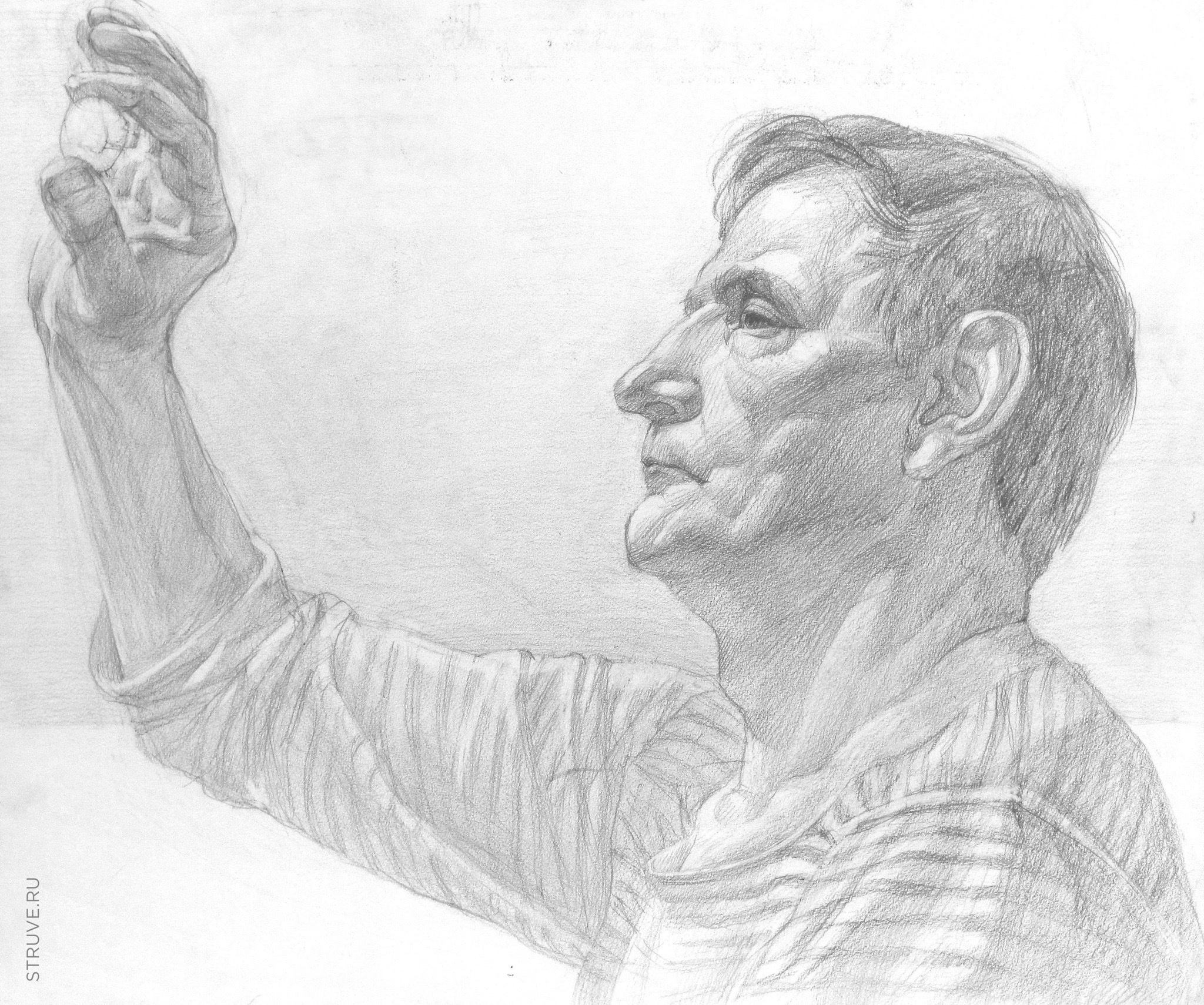 Драгоценная находка. Бумага, карандаш. Около 2000-го года