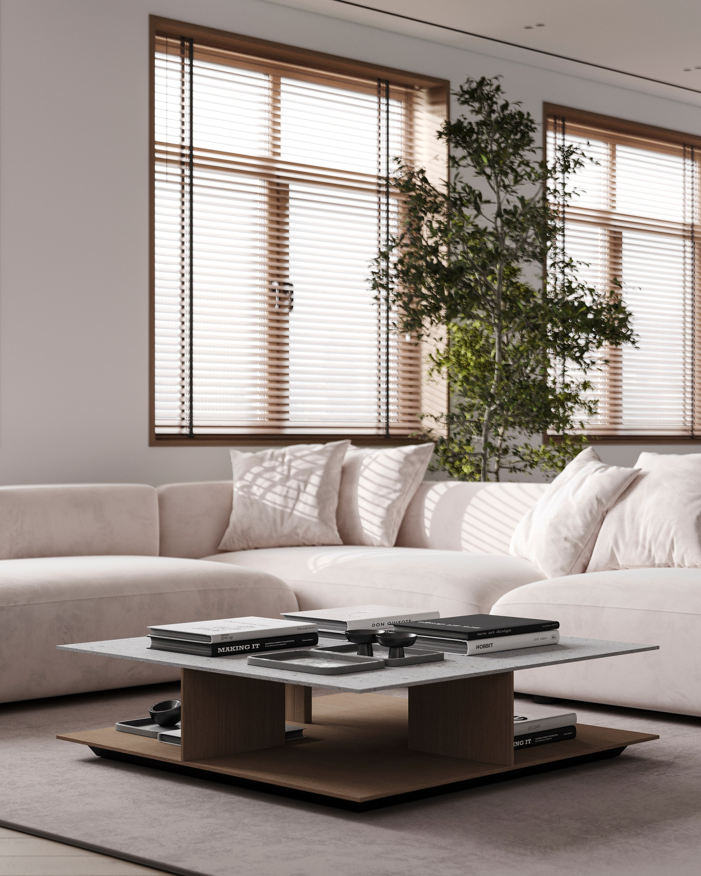 URBAN RETREAT | ANNE KIREEVA DESIGN. Interior Visualization by Valerie Stetyukevich