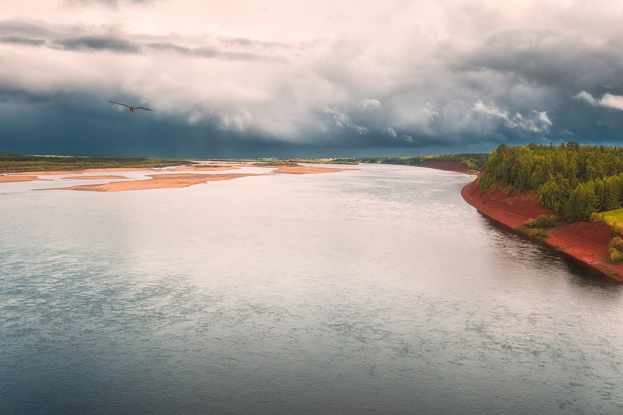 Пейзаж. Аэросъемка в Архангельске, Александр Ермолин