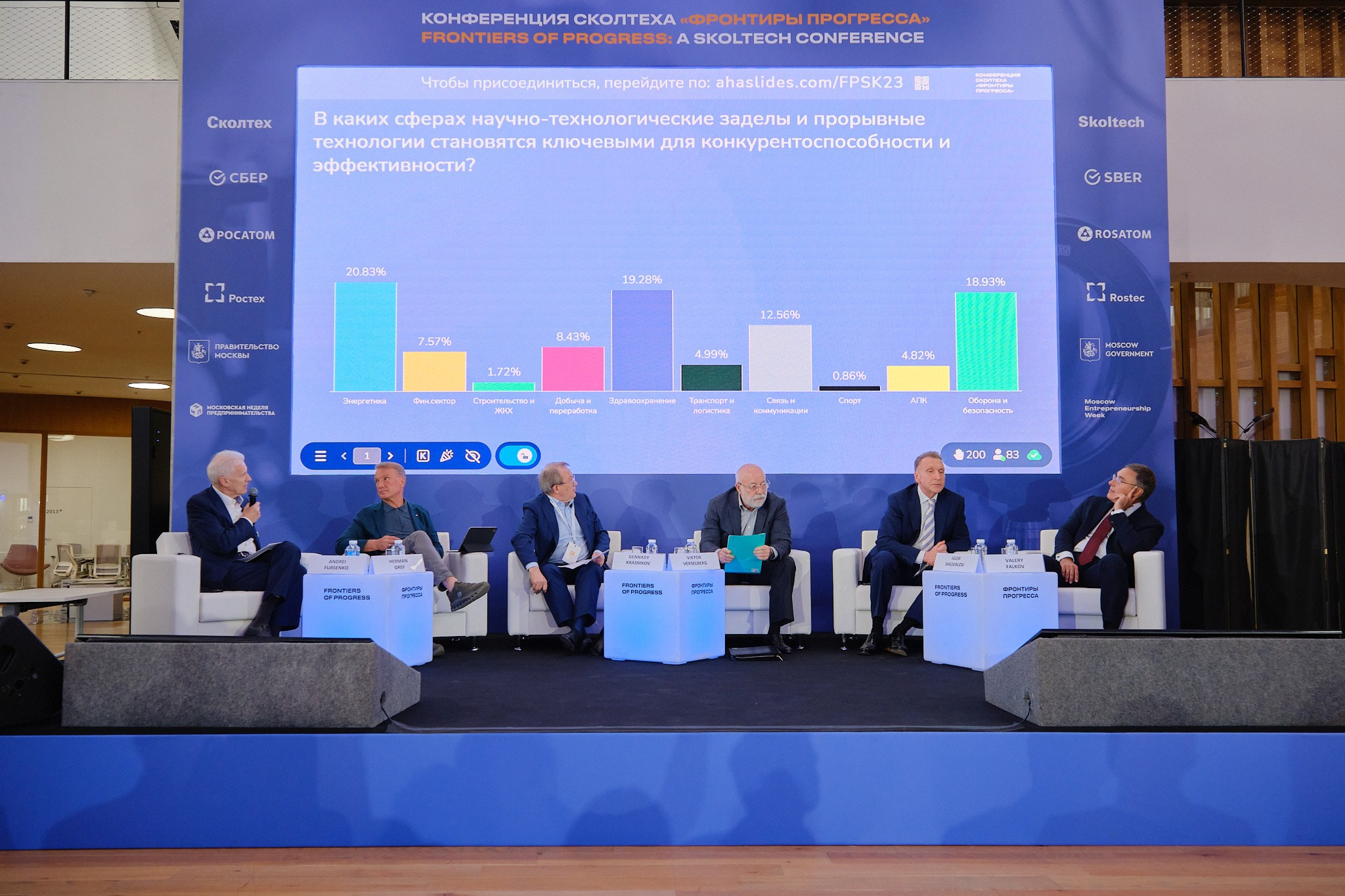 Конференция СКОЛТЕХА «Фронтиры прогресса». Профессиональный фотограф в Москве Павел Жданов