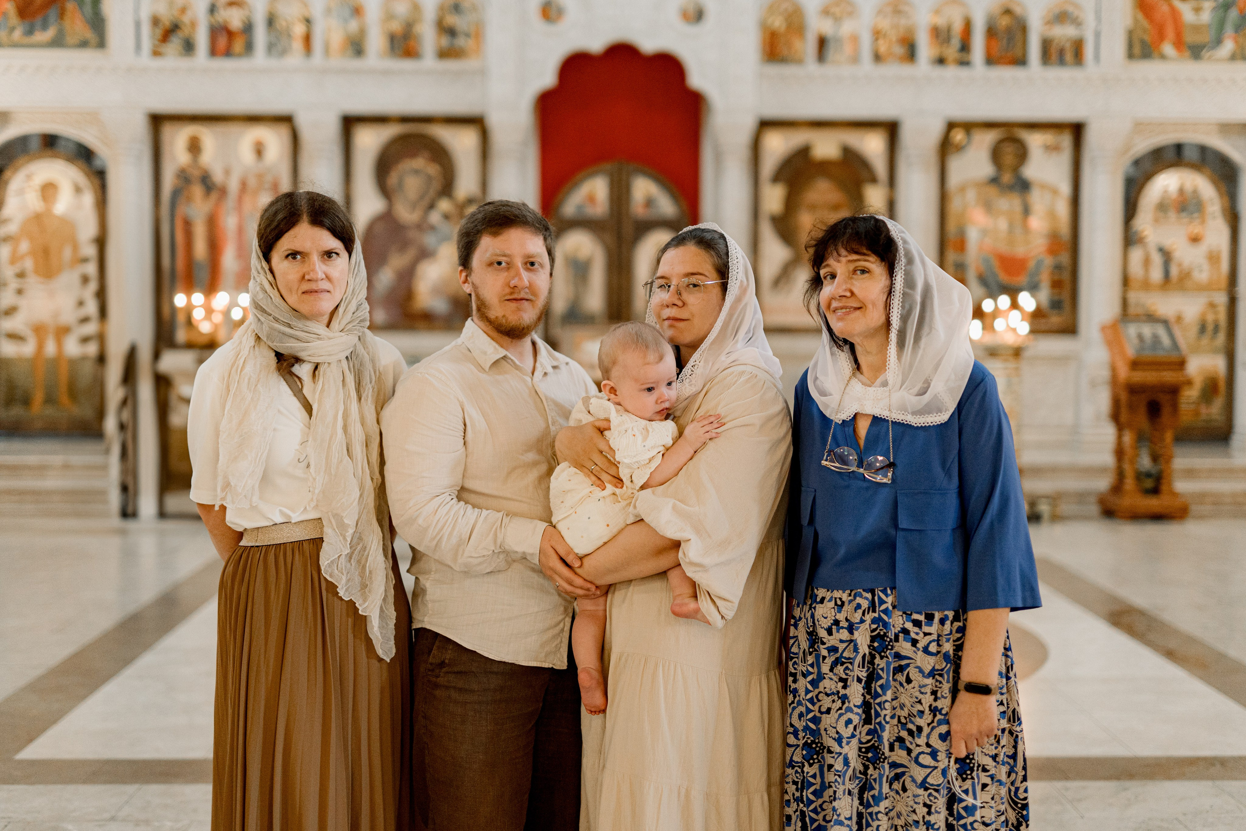 Таинство Крещения Веры. Фотограф новорождённых Newborn Москва