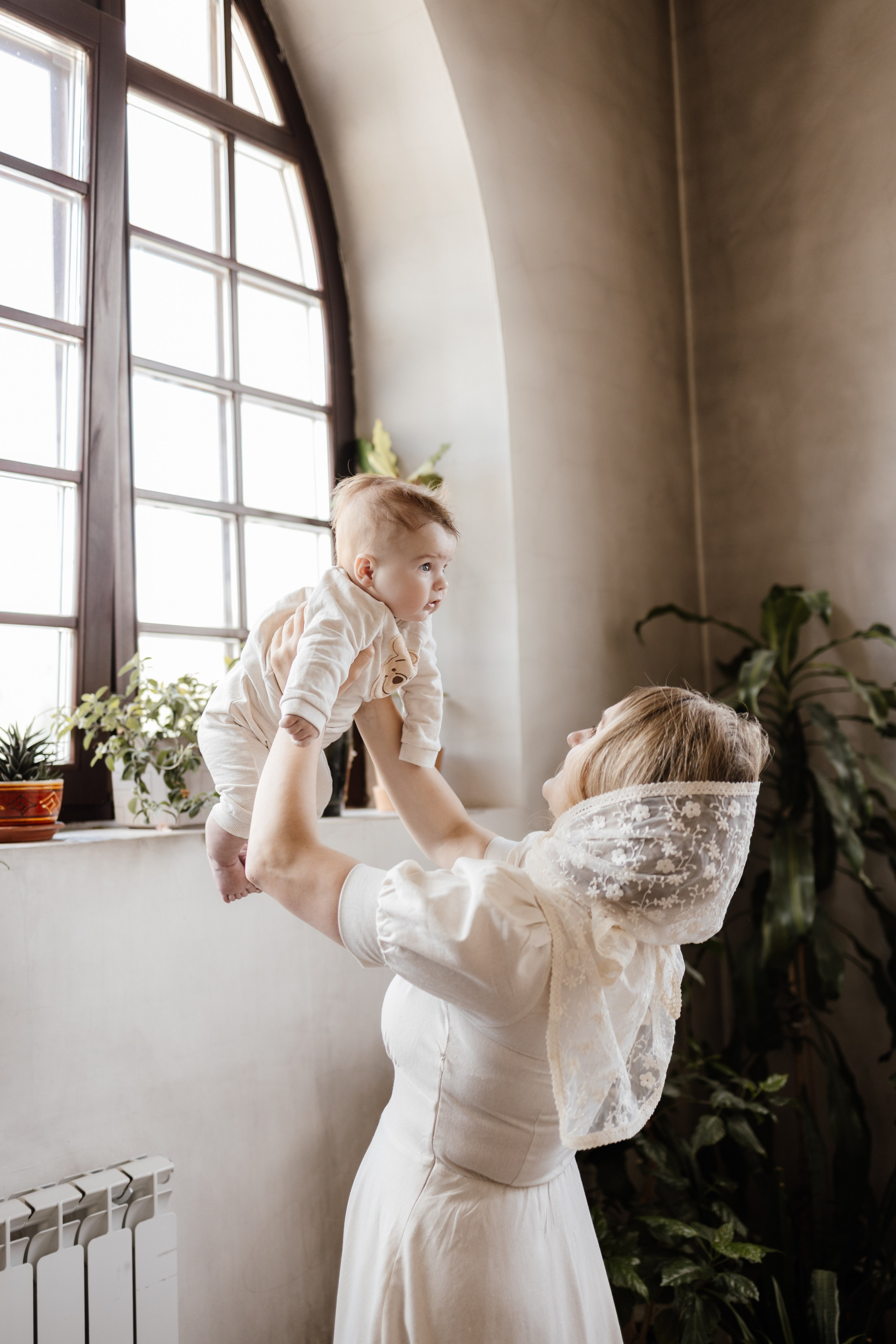 Таинство Крещения Саши. Фотограф новорождённых Newborn Москва