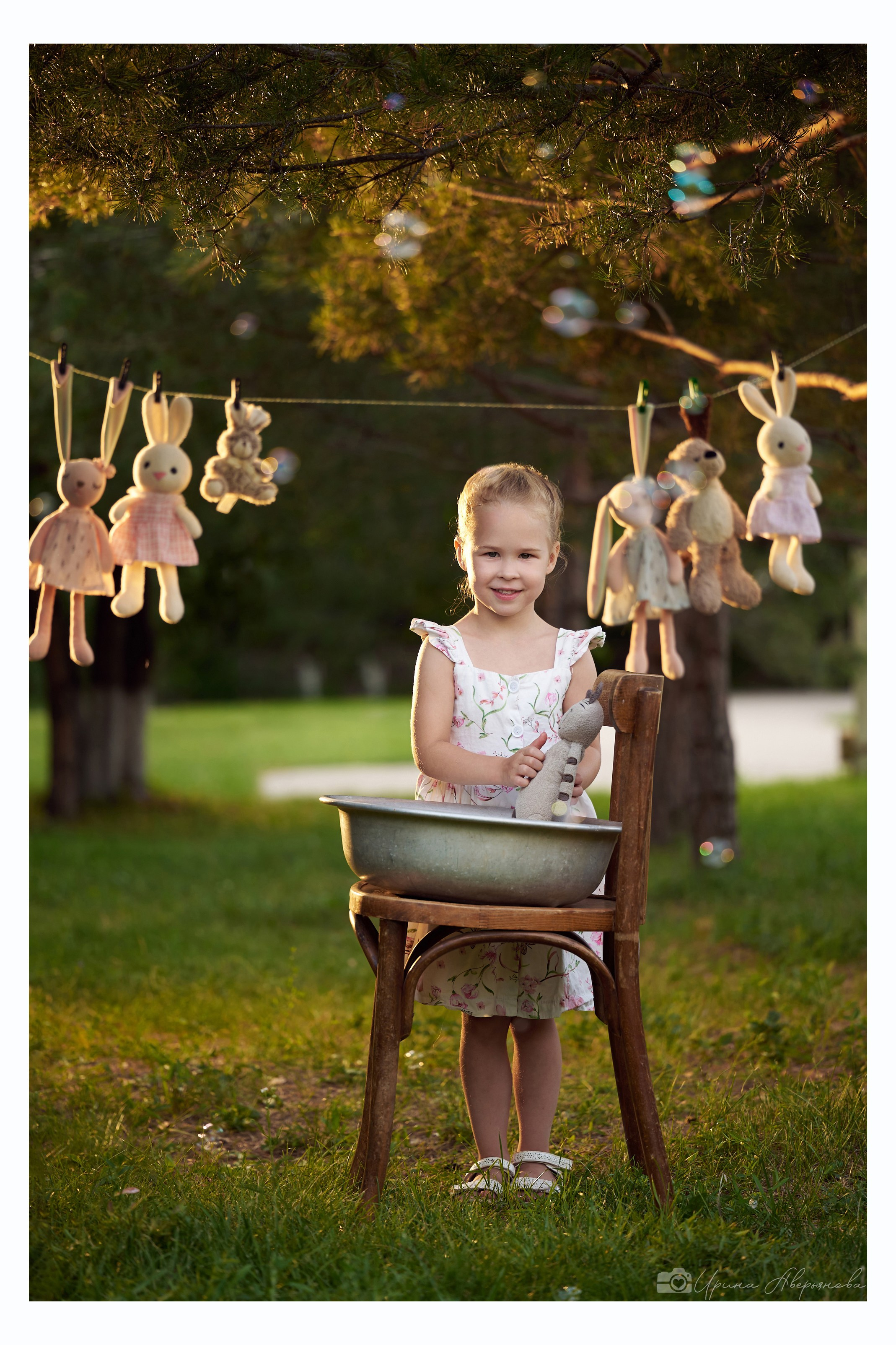 Детская фотосессия Стирка игрушек. Фотограф в Ульяновске Ирина Аверьянова