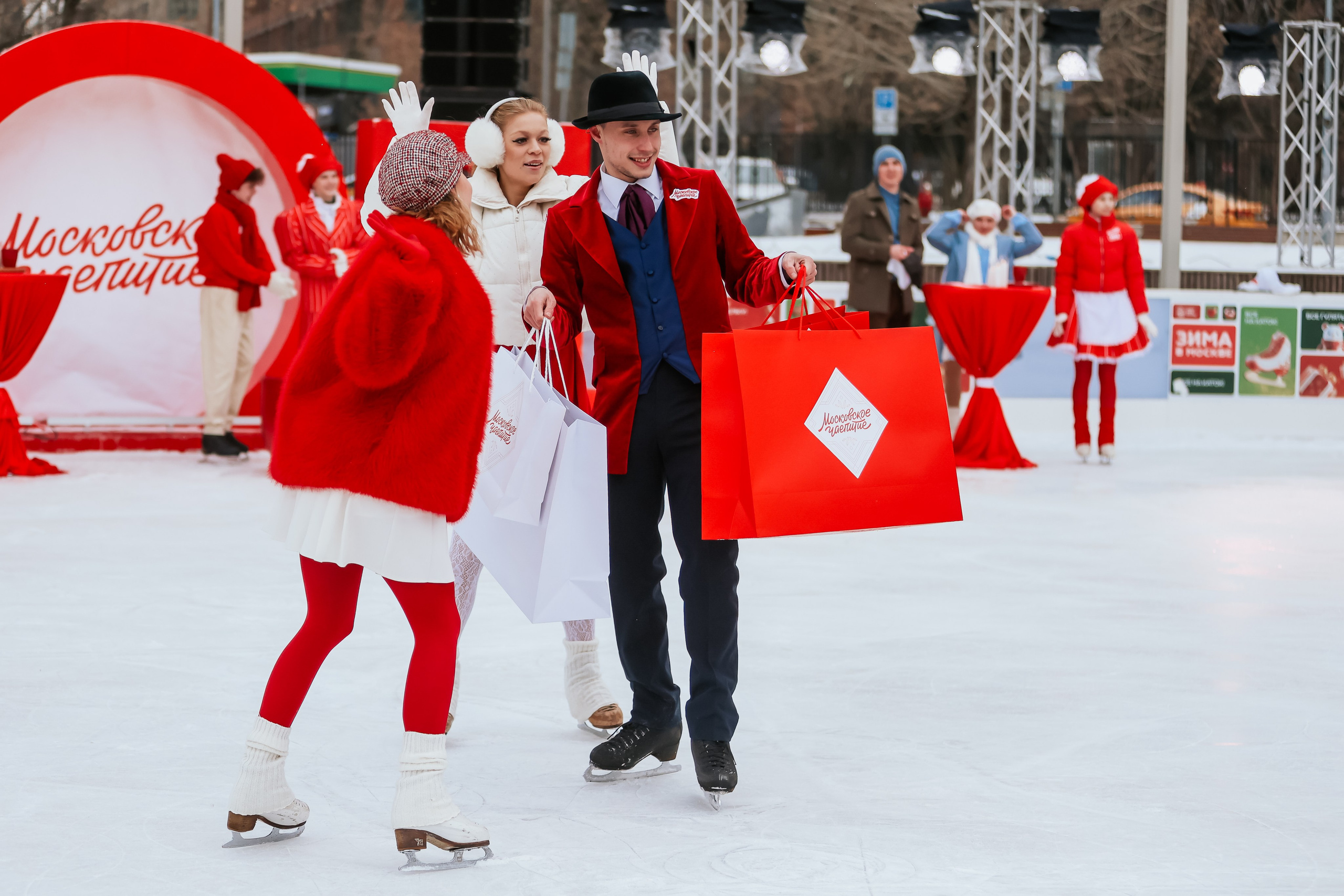 Ледовое шоу Сити каток Московское Чаепитие. Фотограф и видеограф Анна Домашенко