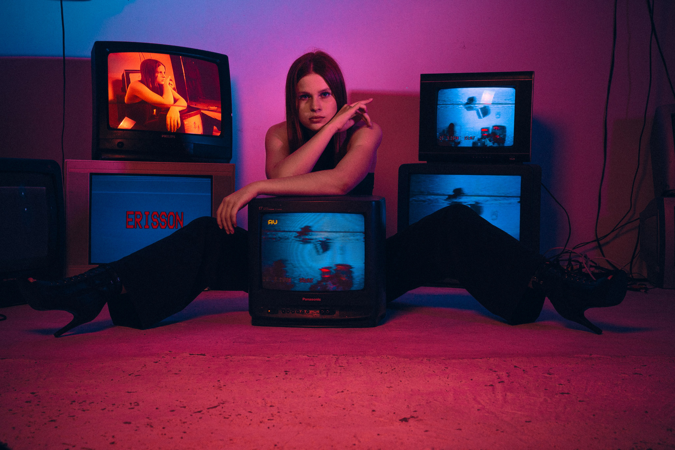 необычная женская фотосессия