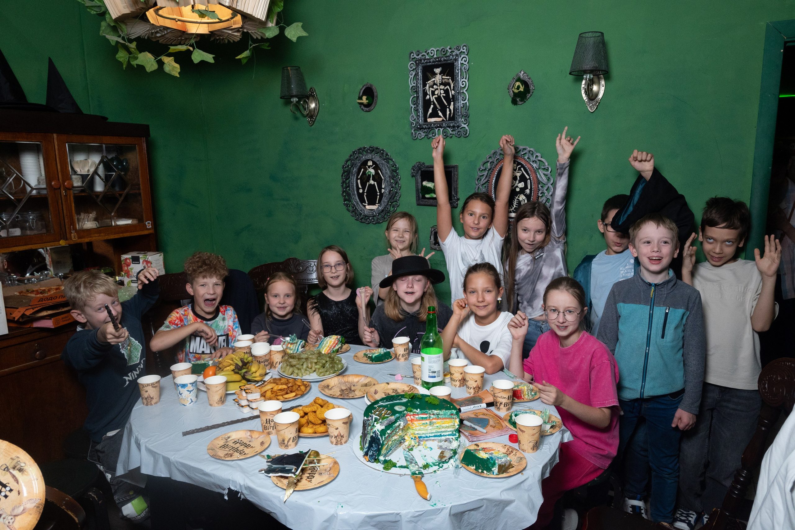 День рождения ребенка в «Подземелье Слизерин». Фотограф мероприятий в Москве