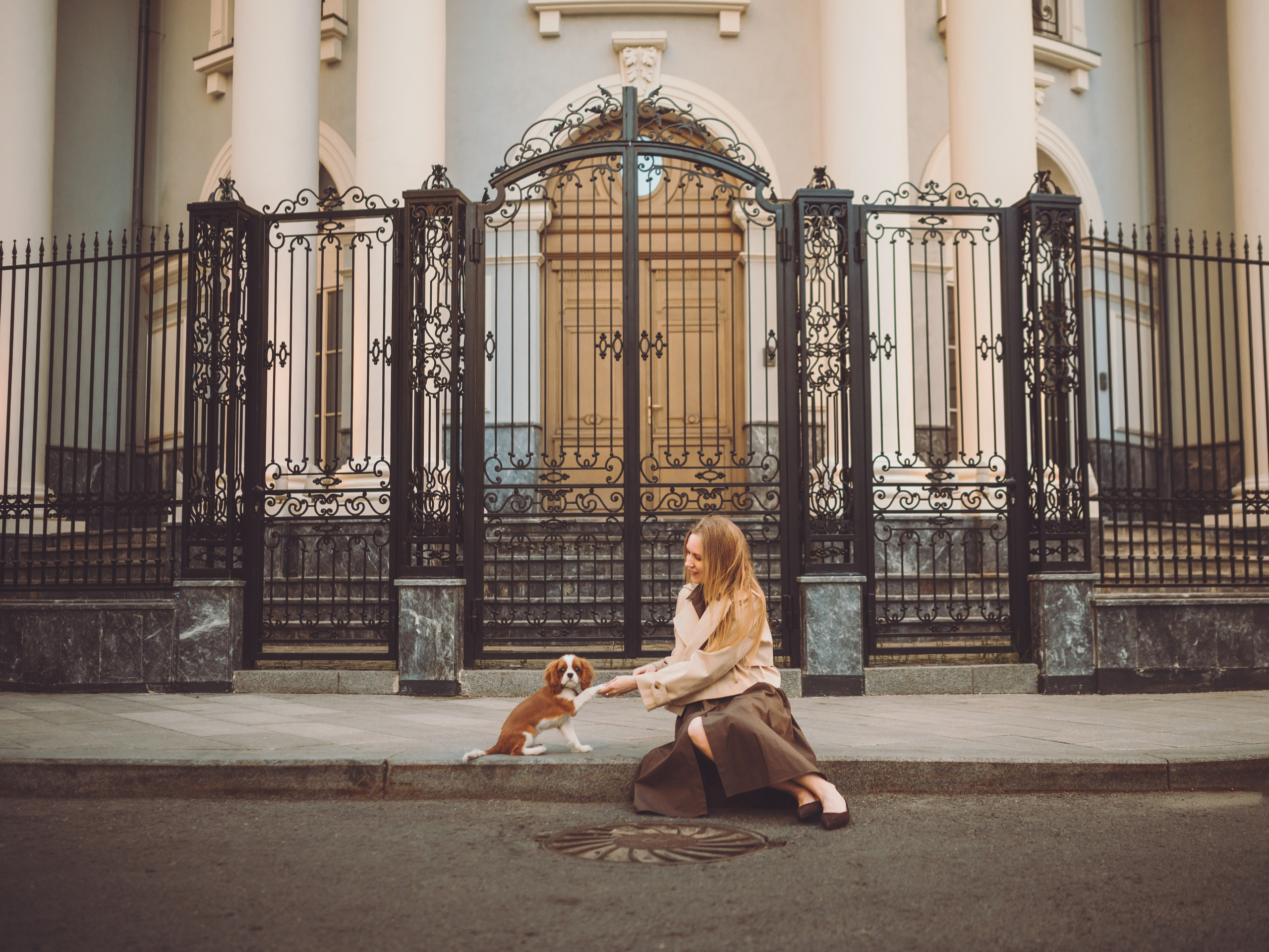 Юля и Монте. Семейный фотограф анималист Ананьева Мария — Москва