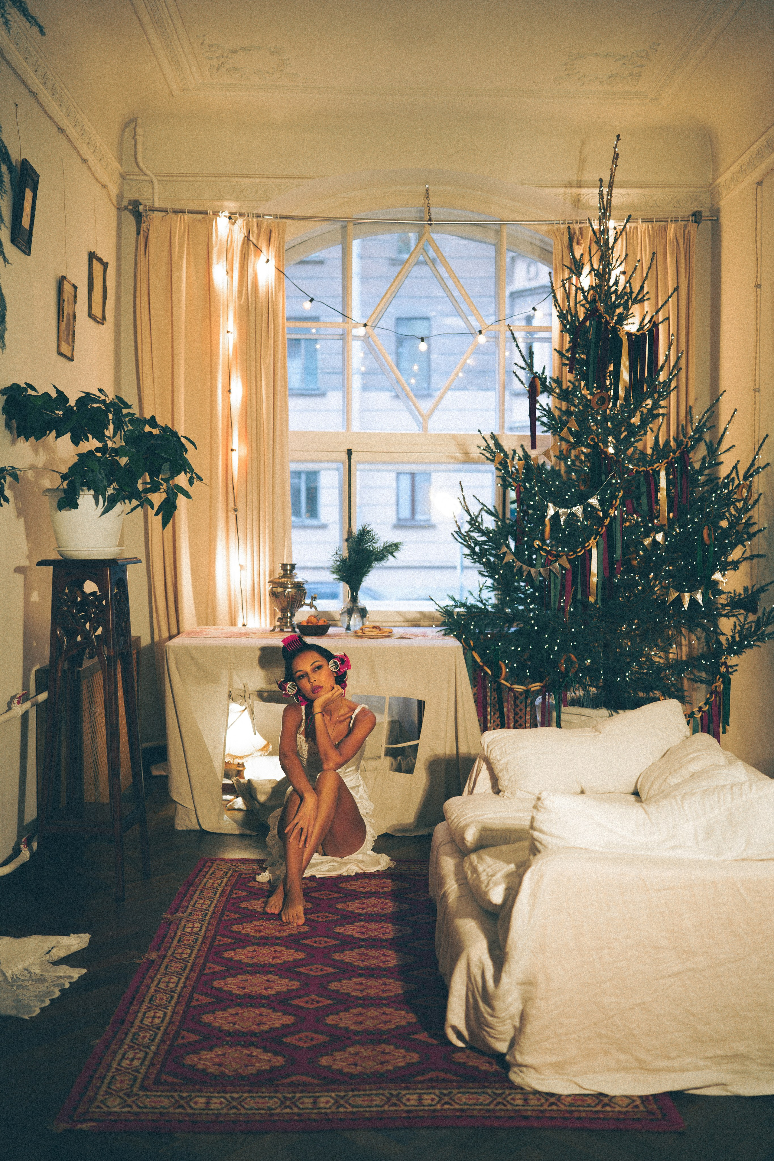 ФОТОСЕСИИЯ К НОВОМУ ГОДУ В АТМОСФЕРНОЙ СТУДИИВ ЦЕНТРЕ ПИТЕРАИ ВИНТАЖНЫЙ ОБРАЗ. Профессиональный фотограф, Санкт-Петербург — Виктория Богомолова