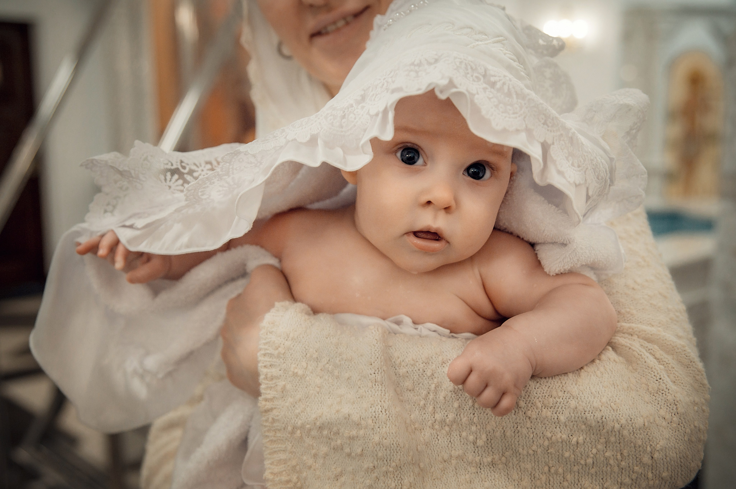Таинство Крещения Натальи, Собор Александра Невского г. Волгоград. Церковный, семейный и репортажный фотограф Волгоград, Волжский