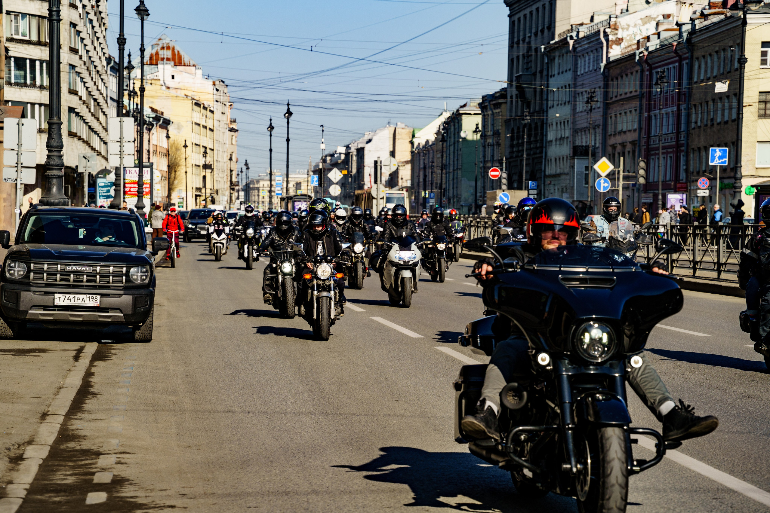 Прохват мотоклуба Norman Riders ч.1. Концертный и репортажный фотограф в Санкт-Петербурге Слава Пахомов